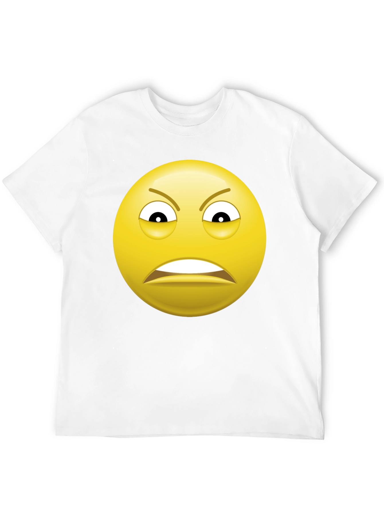 Angry Emoji Graphic T-Shirt