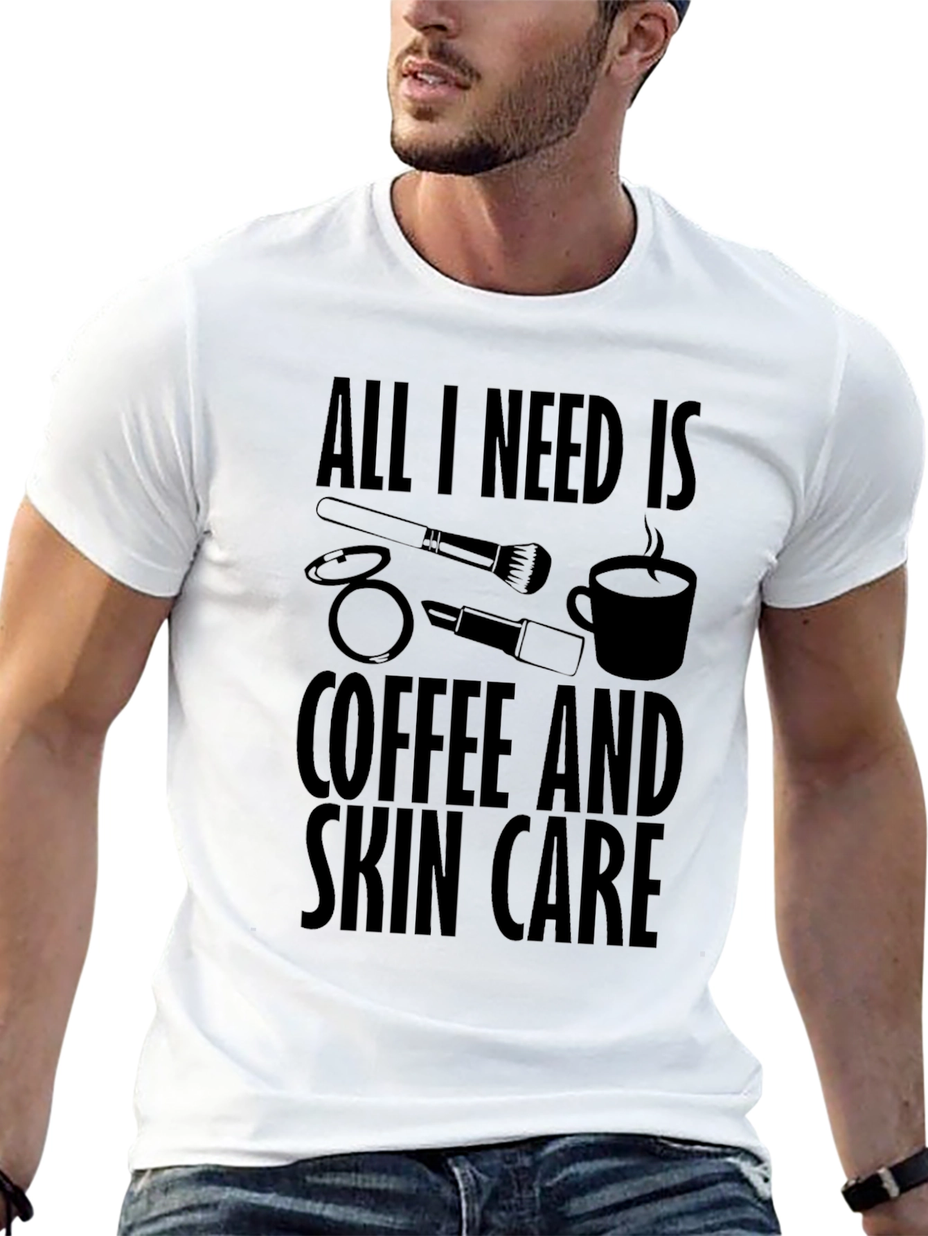 Coffee & Skincare T-Shirt: Beauty Essentials Tee