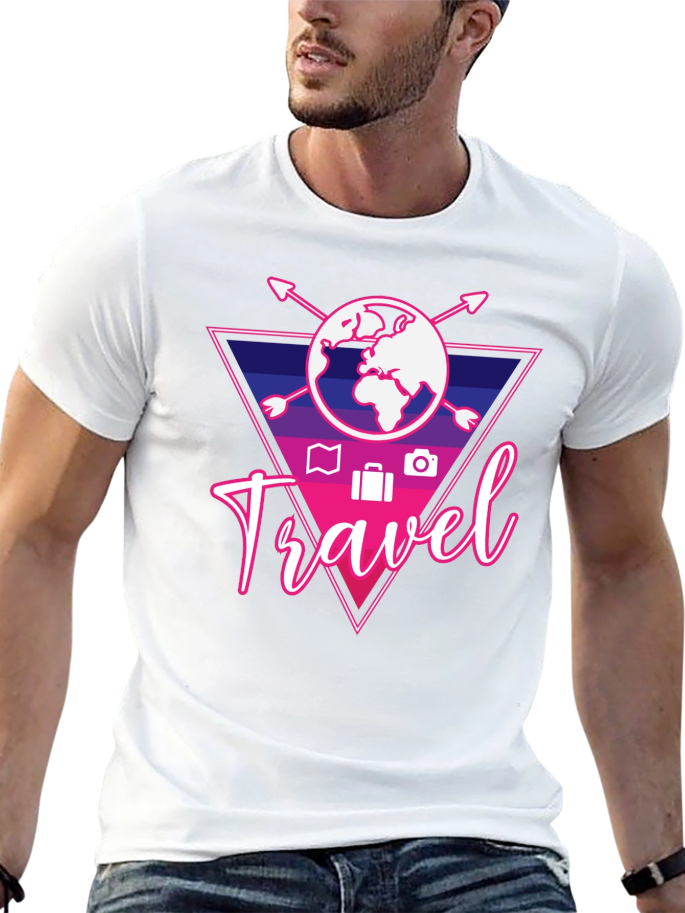 Travel Graphic T-Shirt - Adventure Awaits!