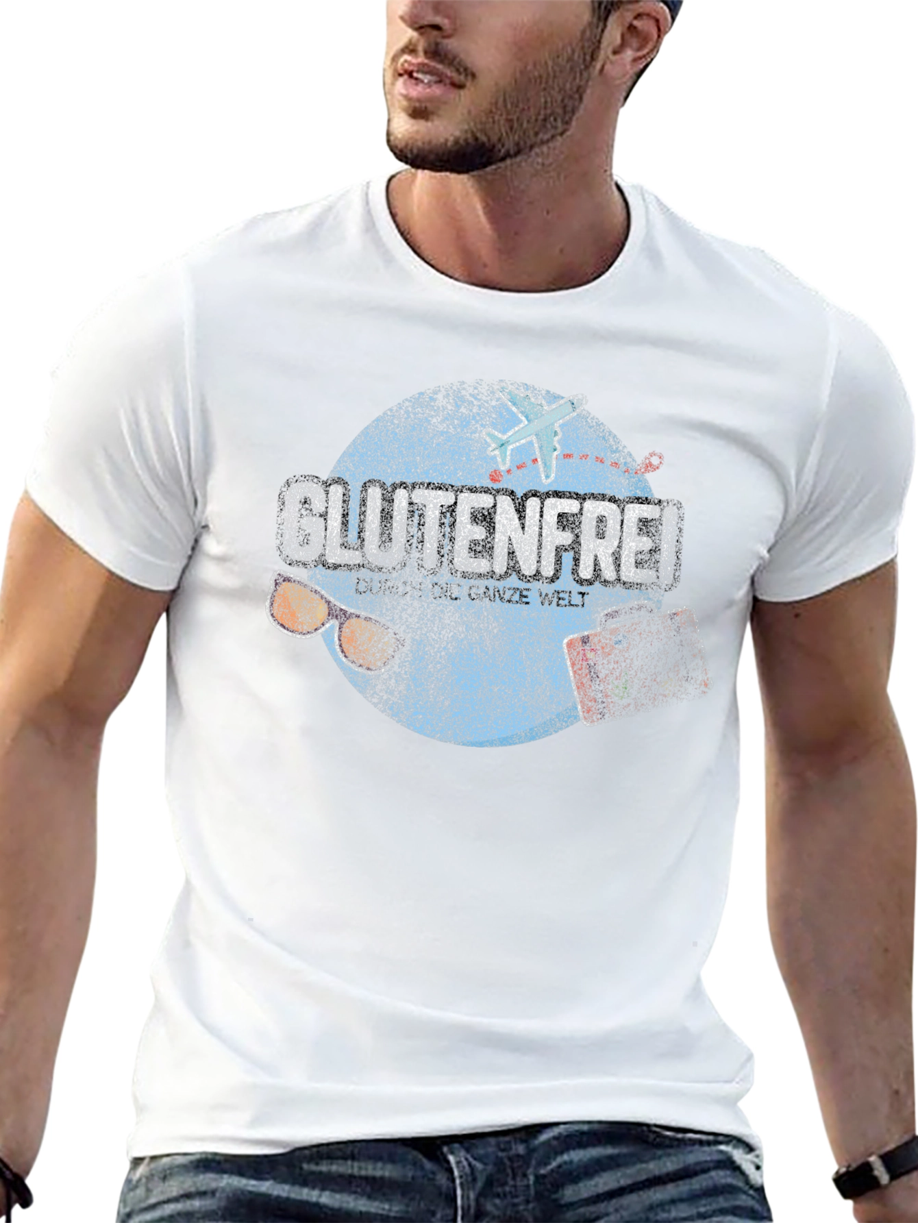 Gluten Free T-Shirt Funny Foodie Design
