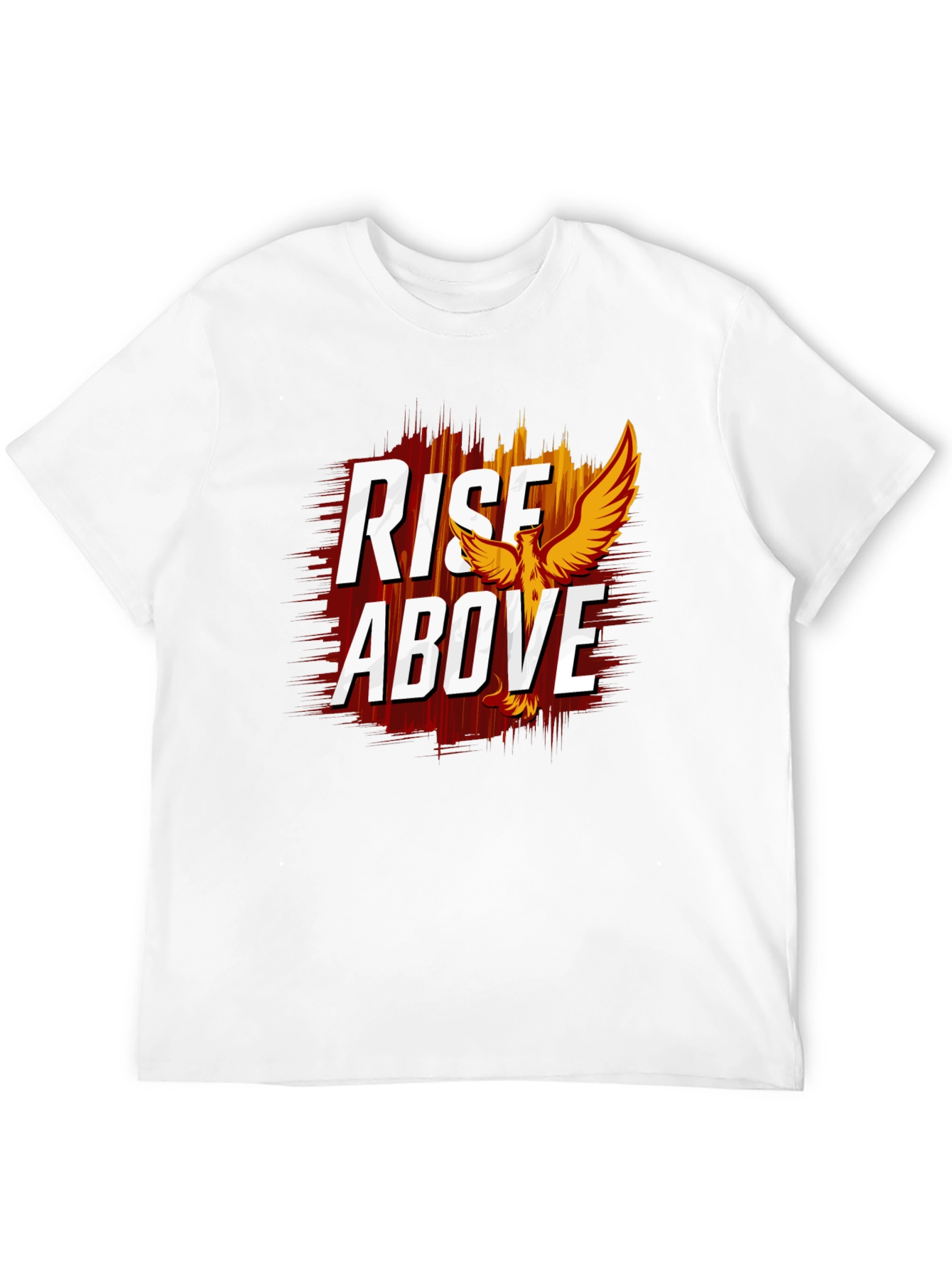 Rise Above Graphic Tee - Phoenix Design