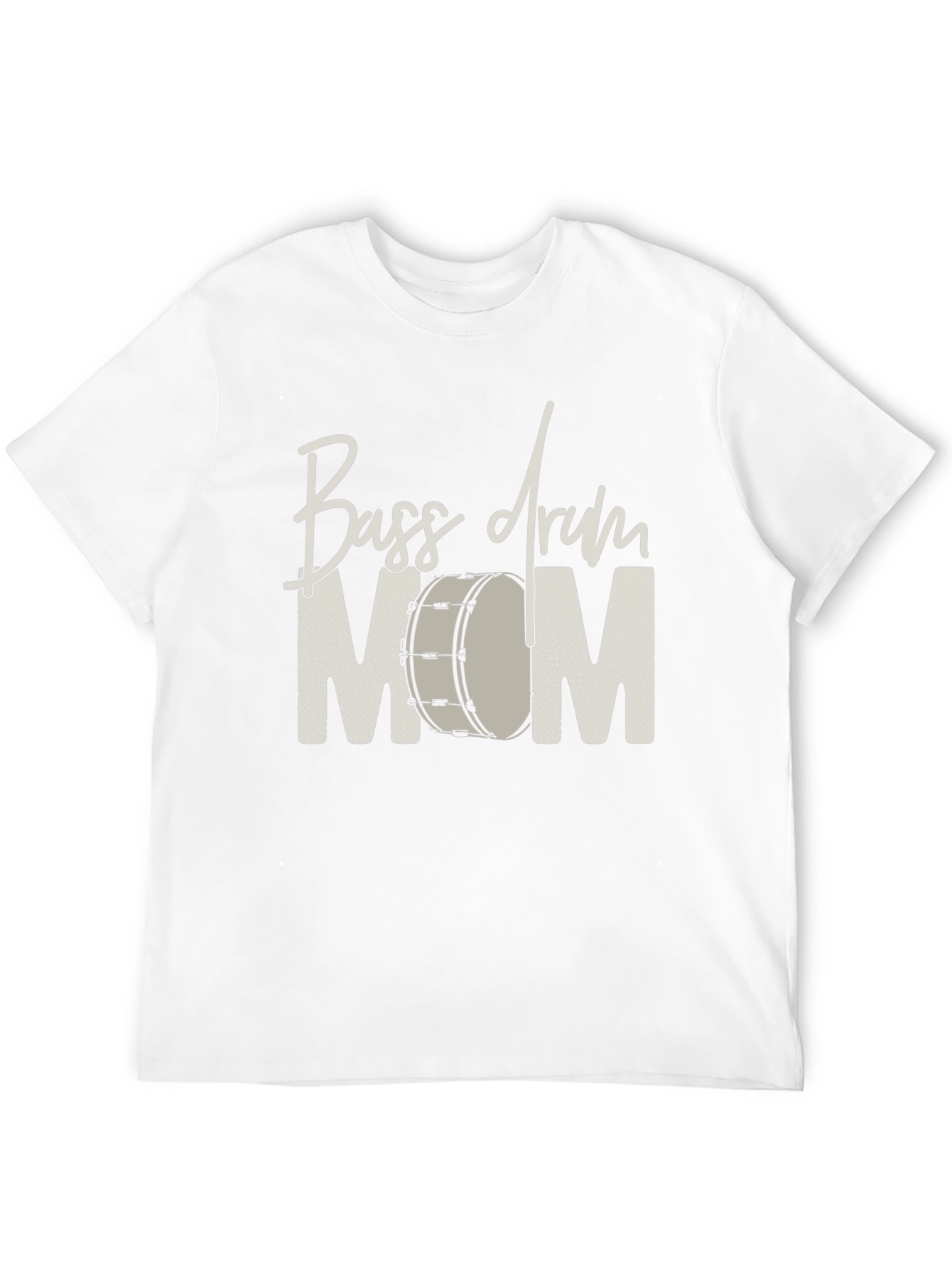 Bass Drum Mom Graphic Tee - Black