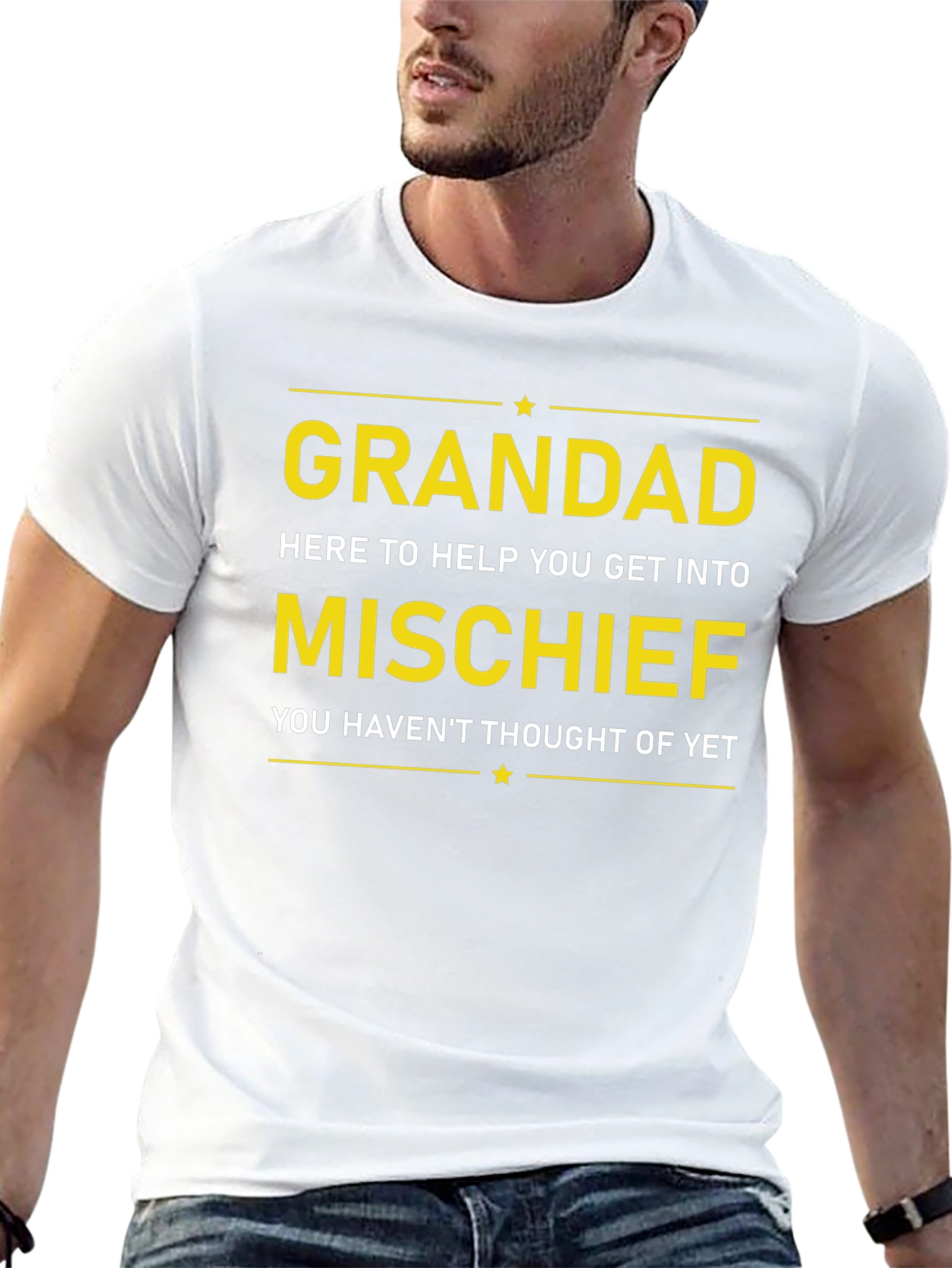 Grandad Mischief T-Shirt - Funny Grandfather Gift