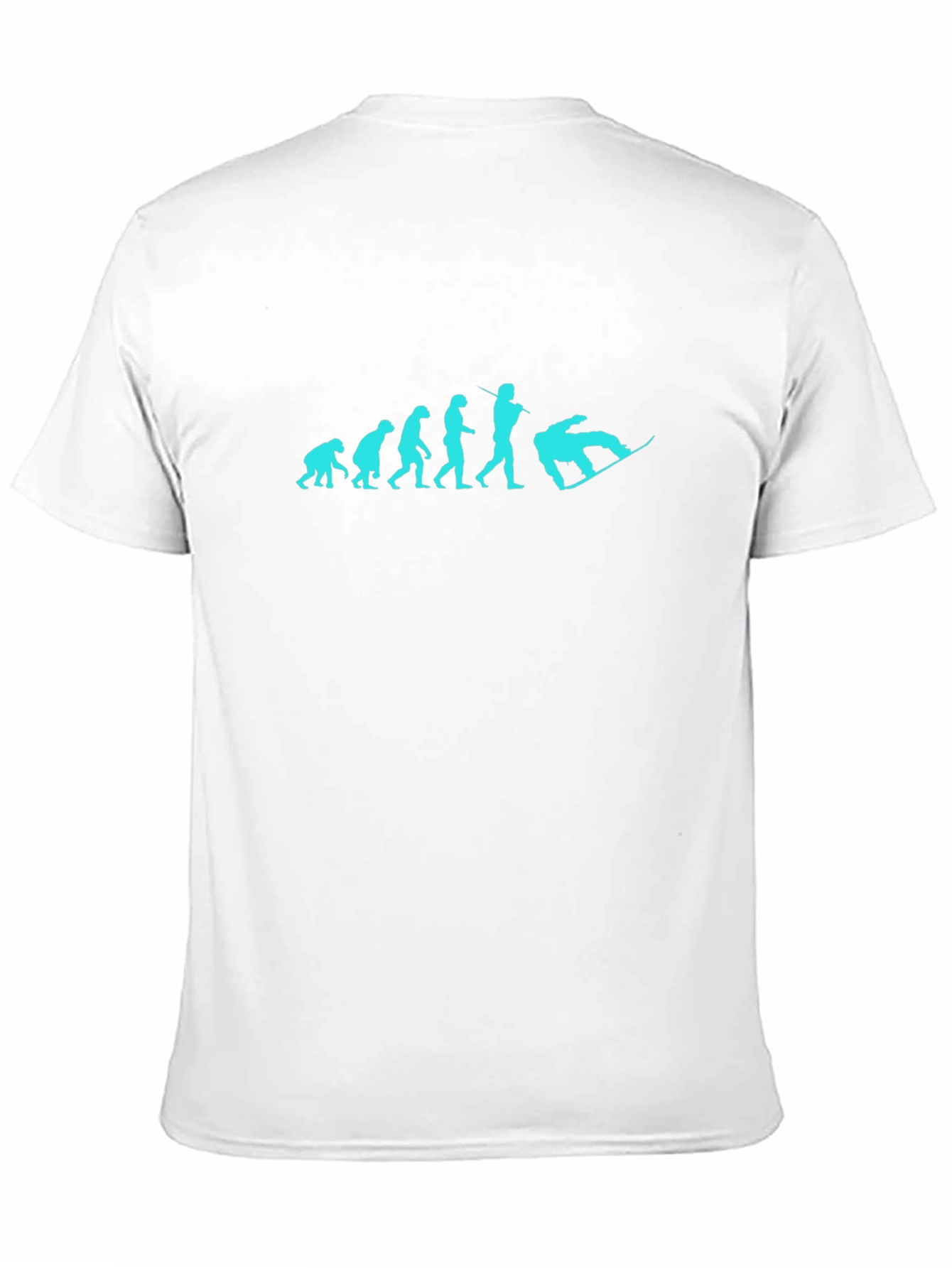 Evolution of Snowboarding Black T-Shirt