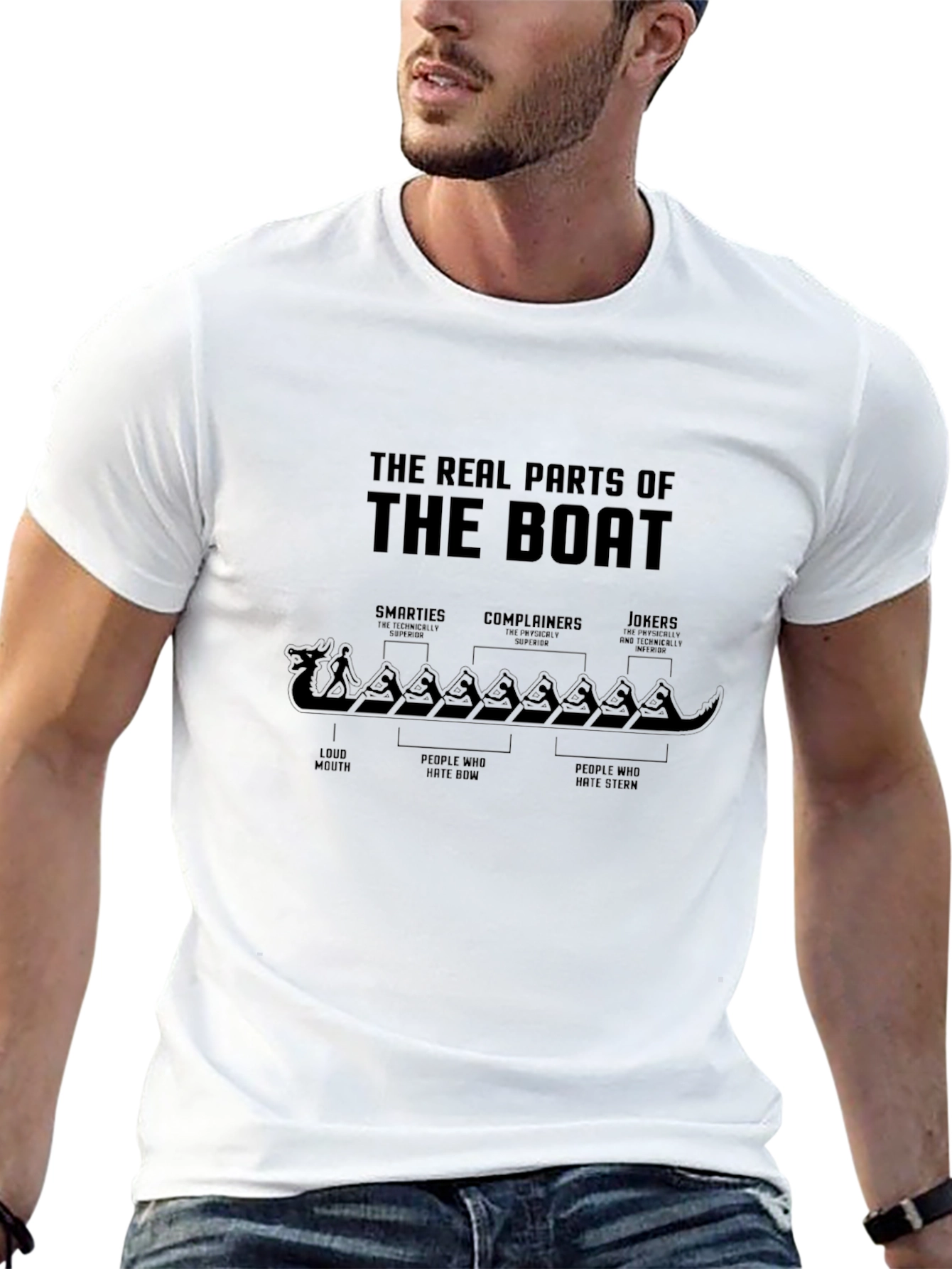 The Real Parts of the Boat Graphic T-Shirt