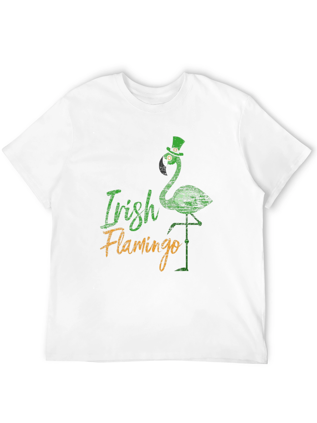 Irish Flamingo St. Patricks Day T-Shirt