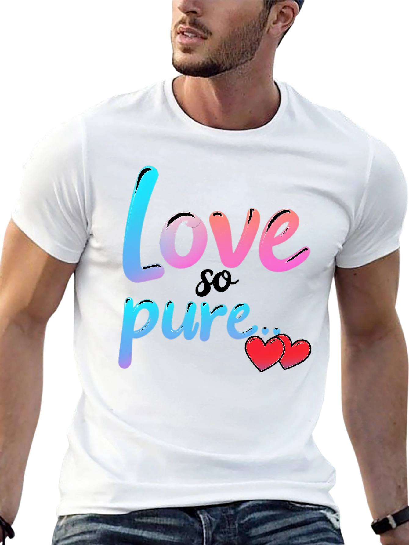 Love So Pure Graphic T-Shirt - Valentines Day Gift