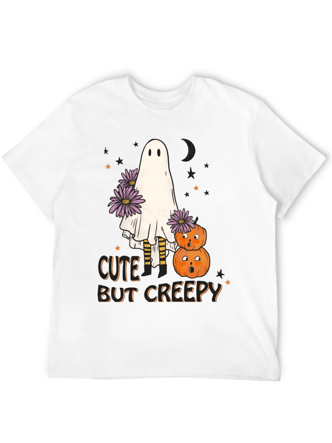 Cute But Creepy Halloween Ghost T-Shirt