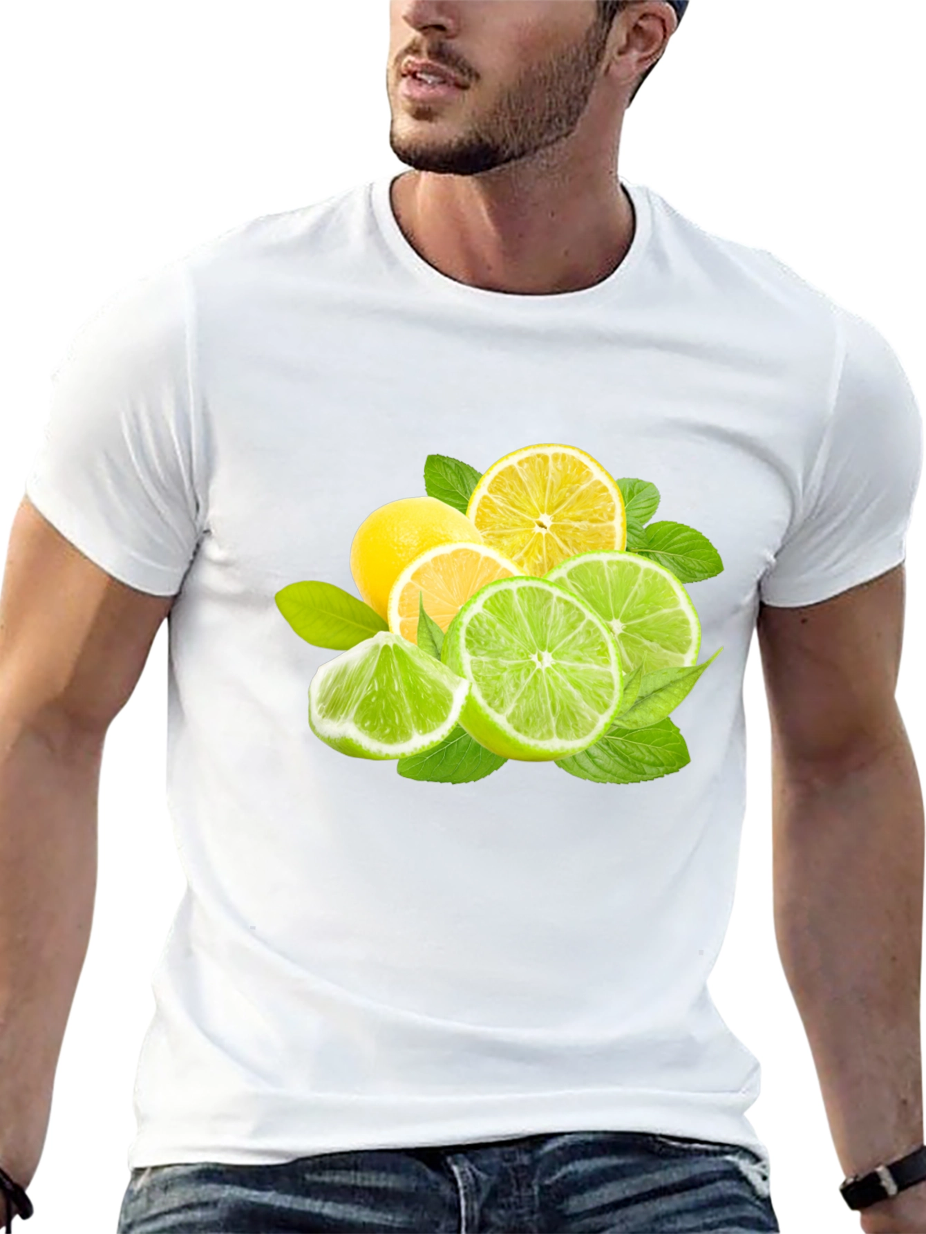 Citrus Fresh Graphic Tee - Black T-Shirt