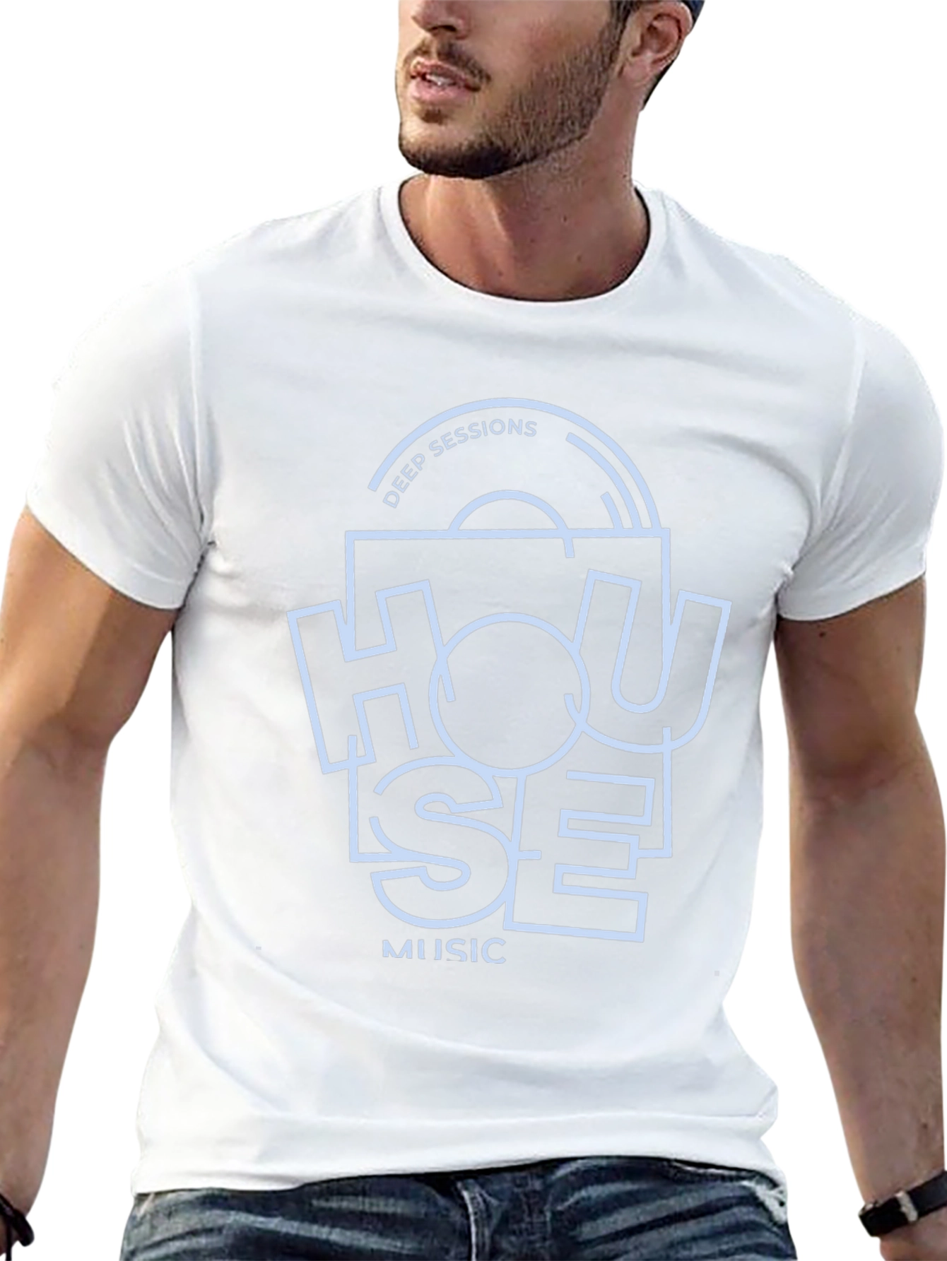 Deep Sessions House Music Graphic Tee