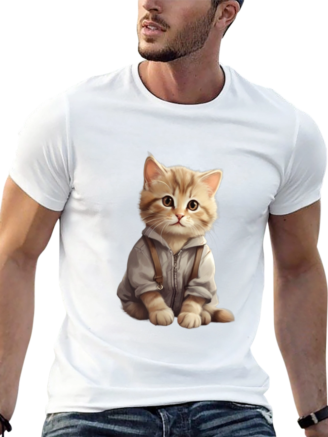 Cat Lover T-Shirt - Cute Kitten Design