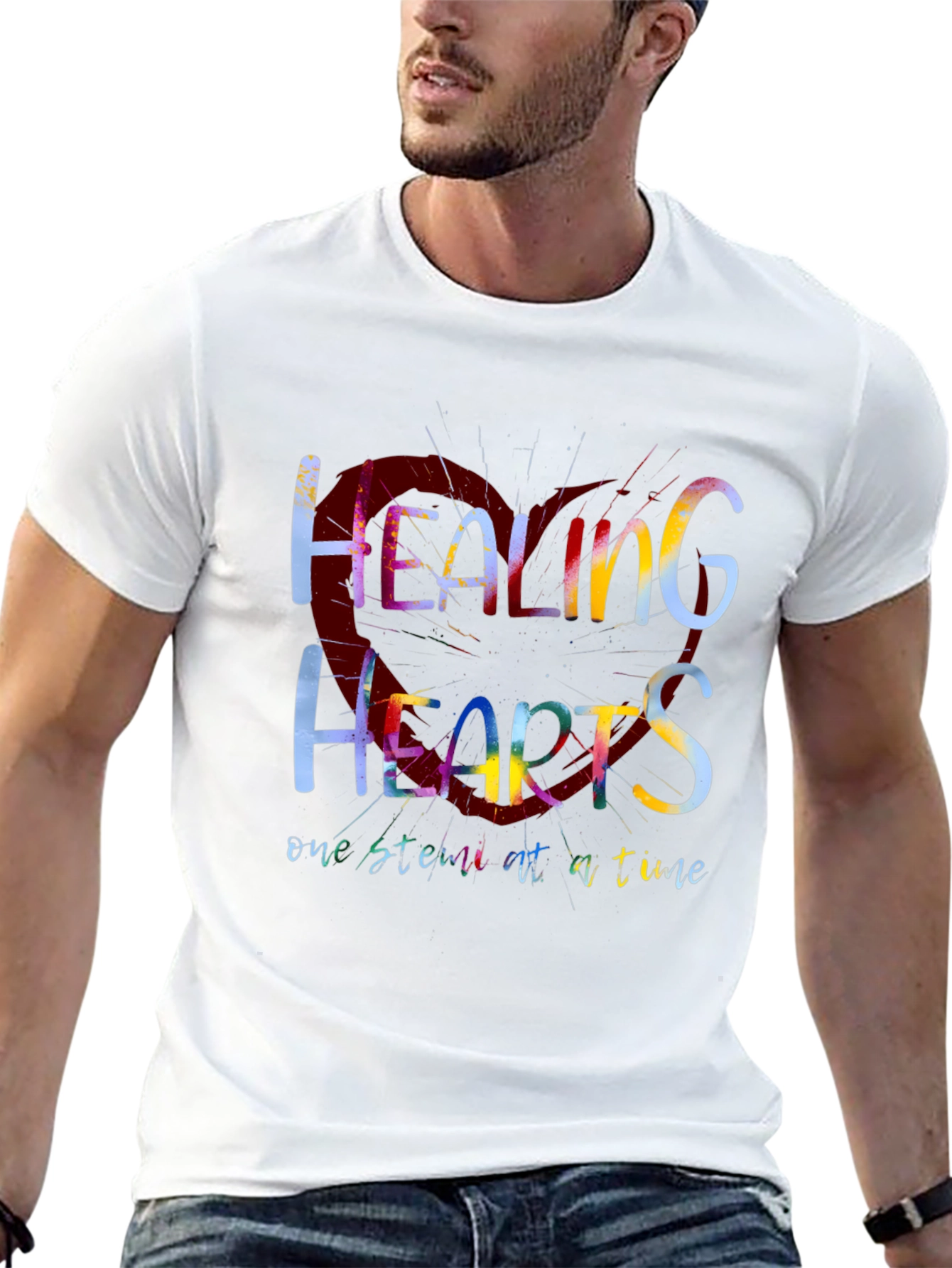 Healing Hearts Graphic Tee - Comfort Fit