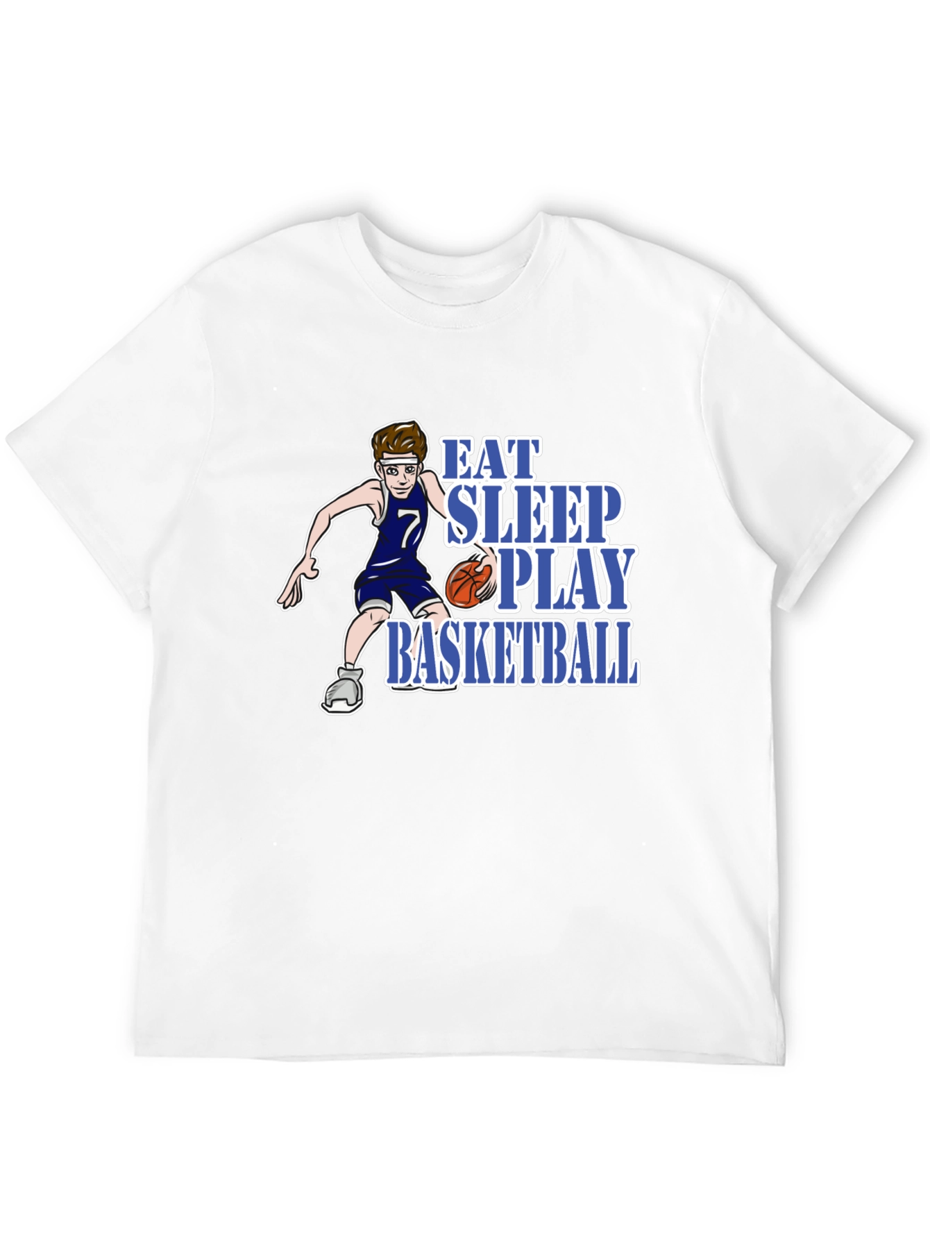 Eat Sleep Play Basketball Graphic Tee