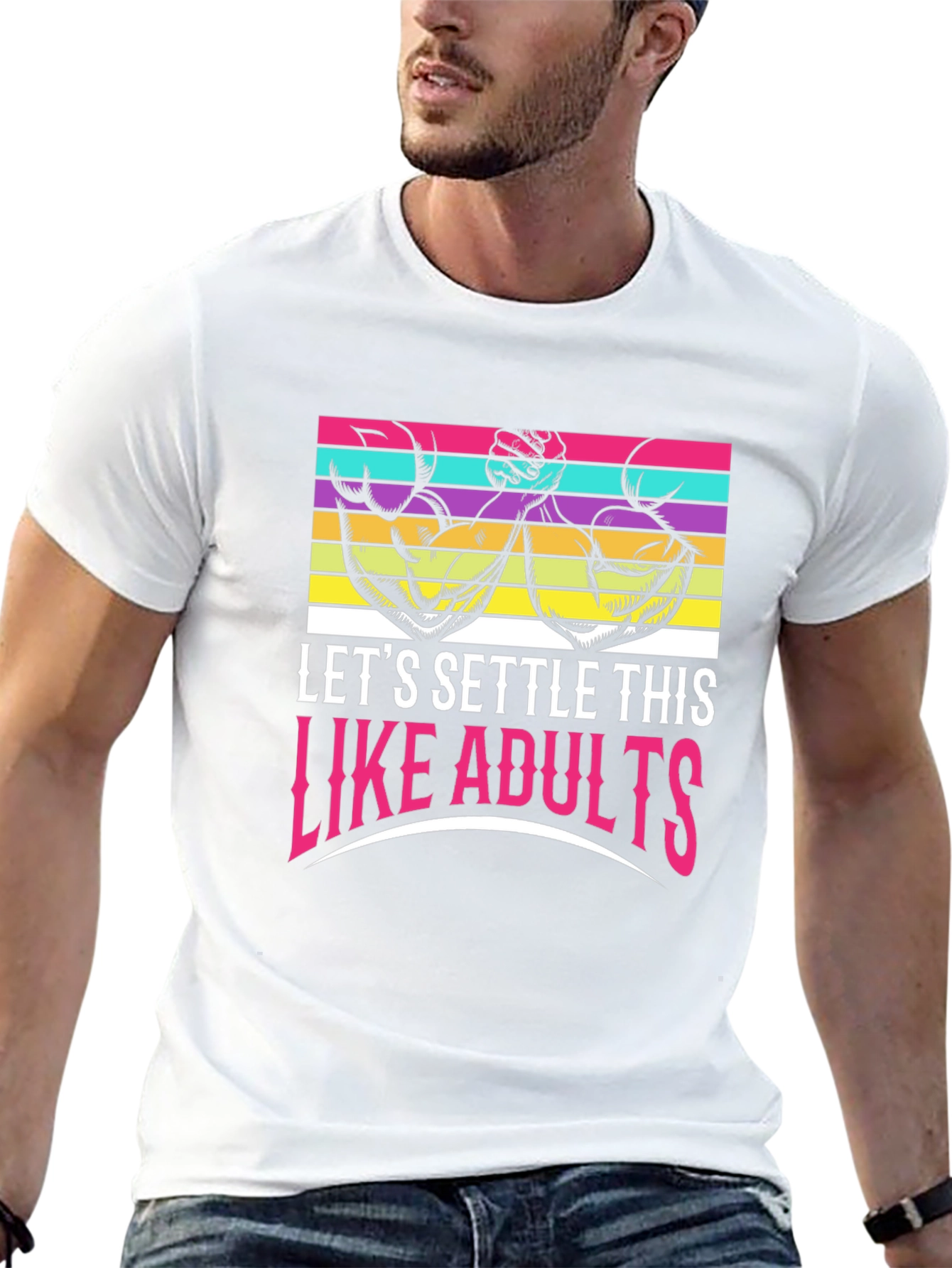 Lets Settle This Like Adults T-Shirt