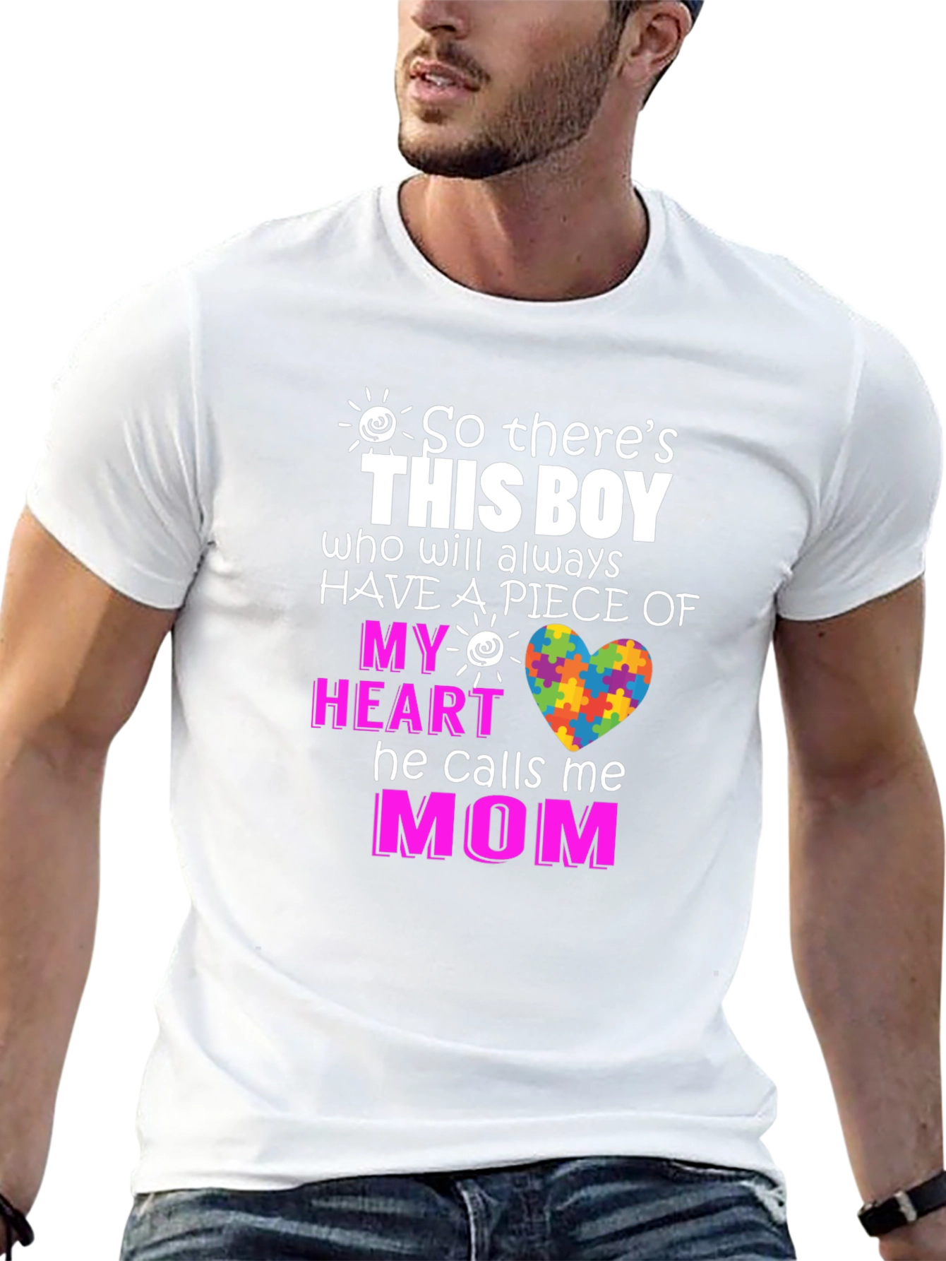 Autism Awareness Mom T-Shirt