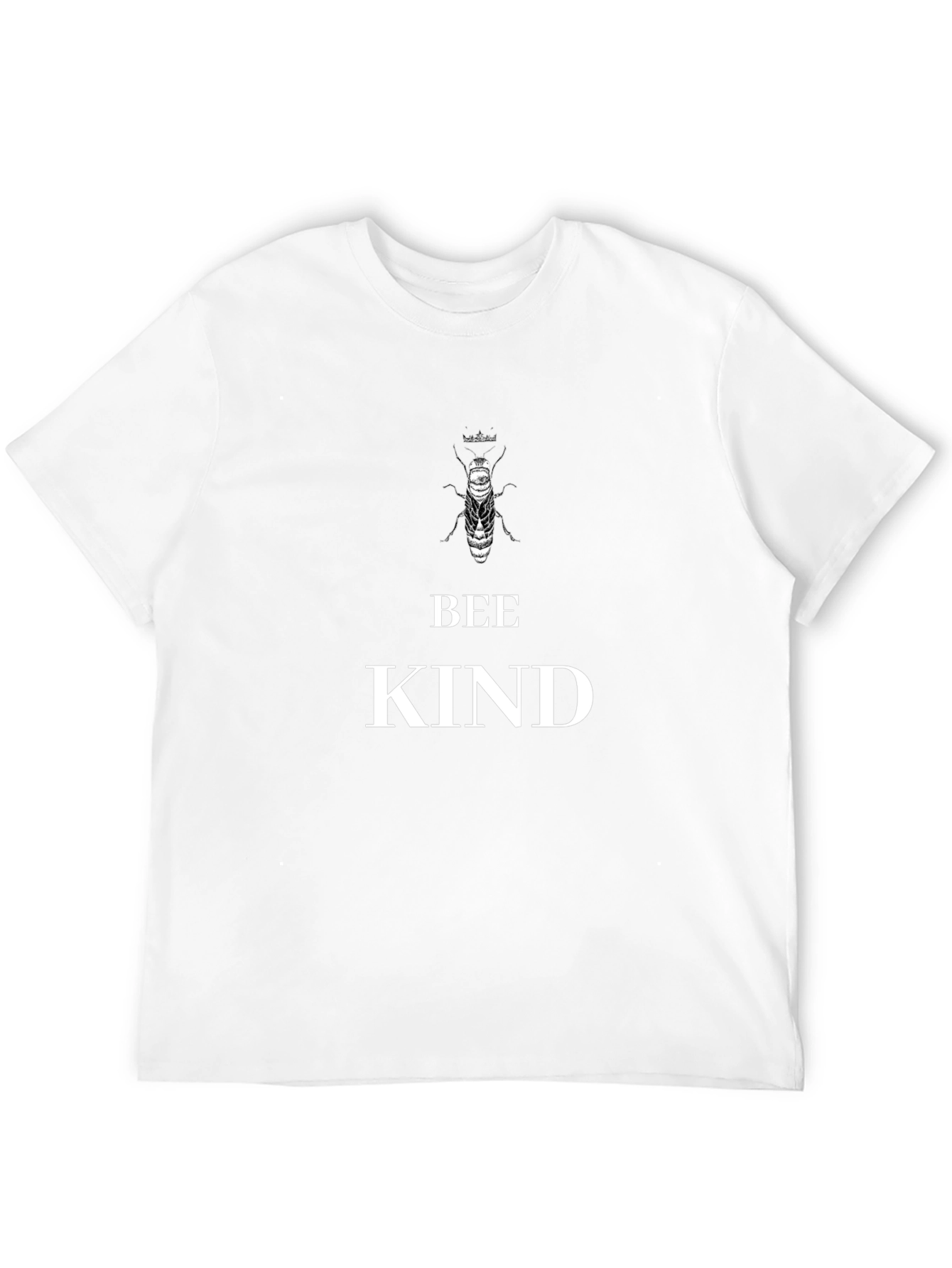 Bee Kind Graphic Tee - Black Cotton T-Shirt