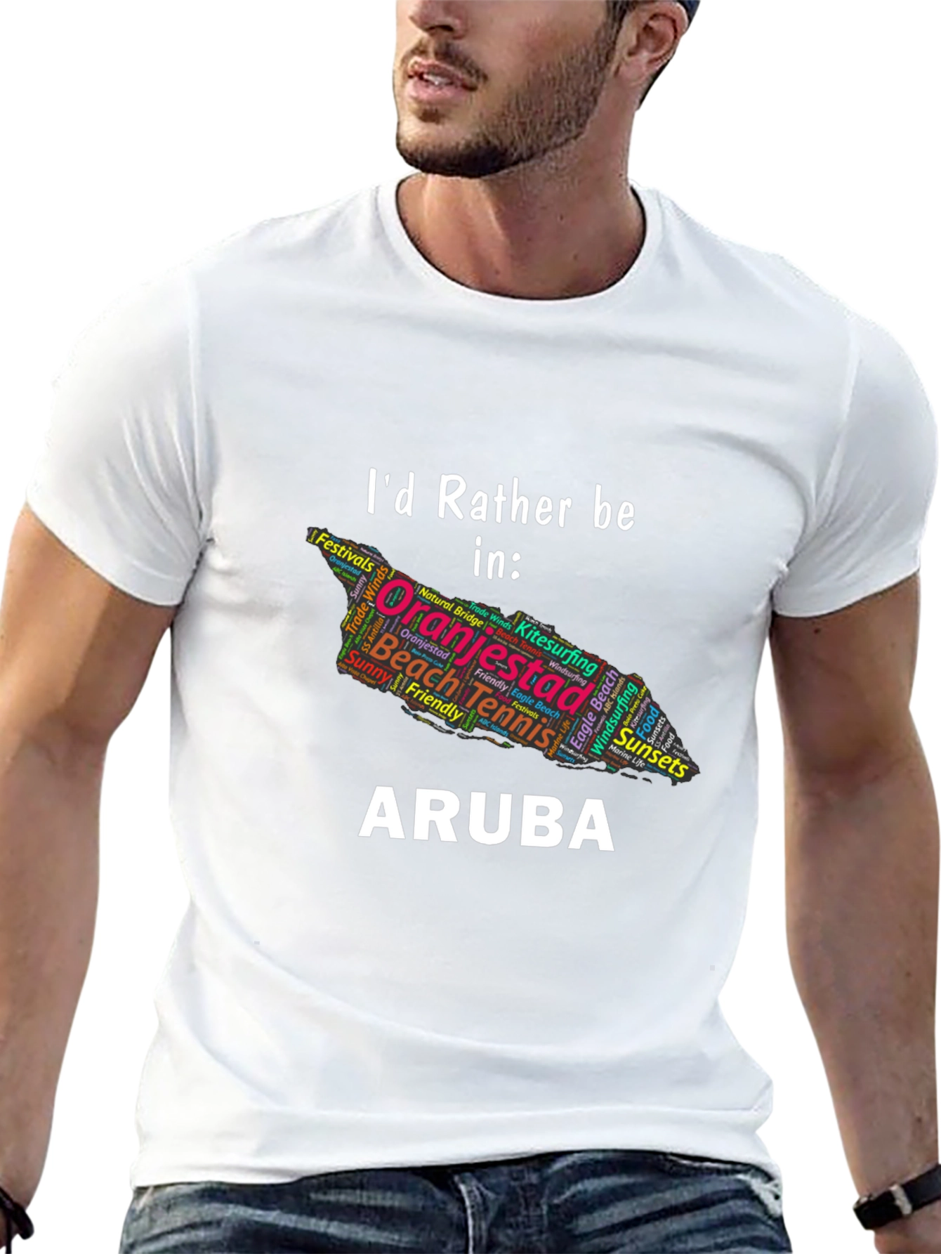 Aruba T-Shirt - Id Rather Be In Aruba