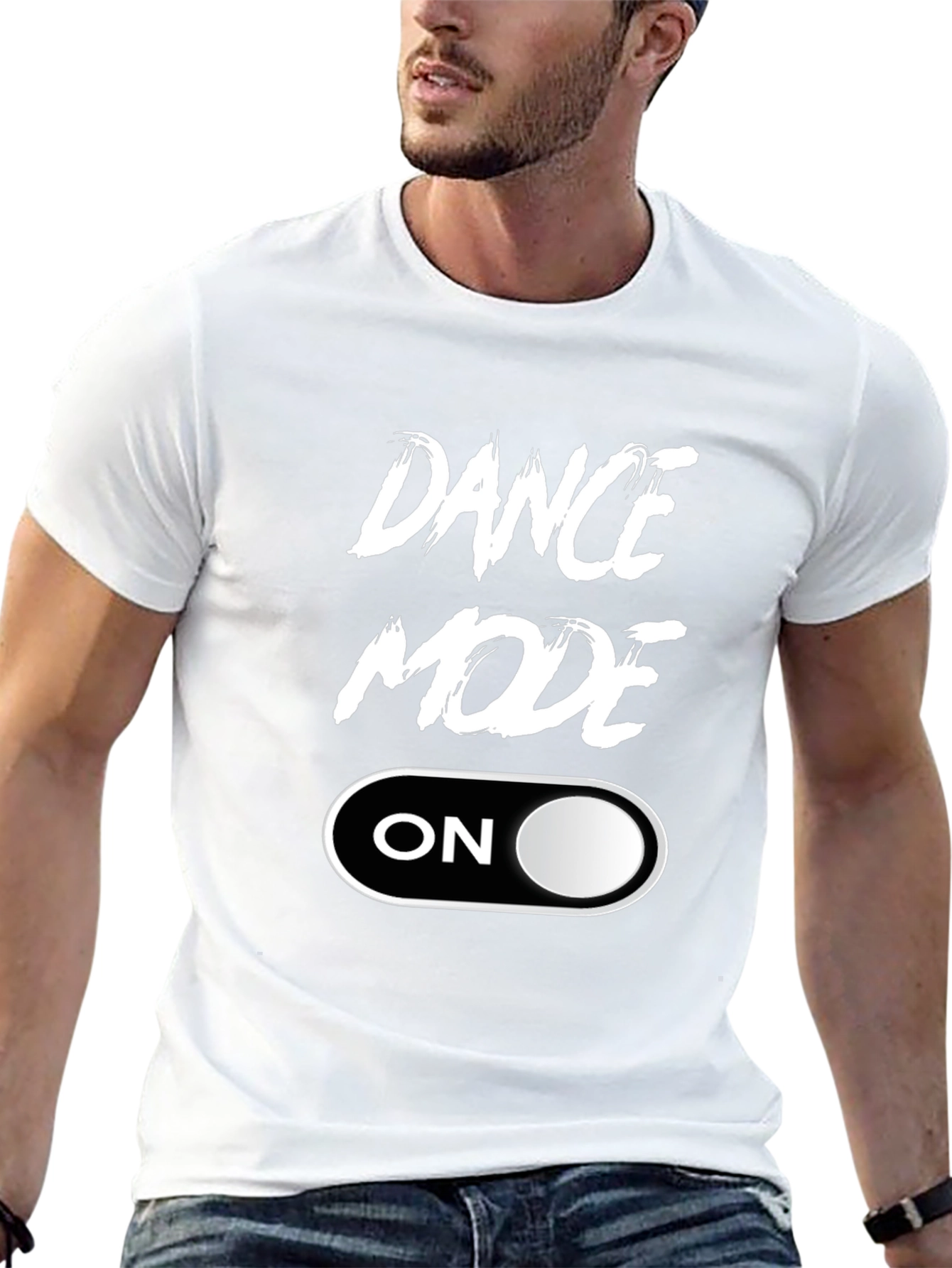 Dance Mode On Black Graphic Tee