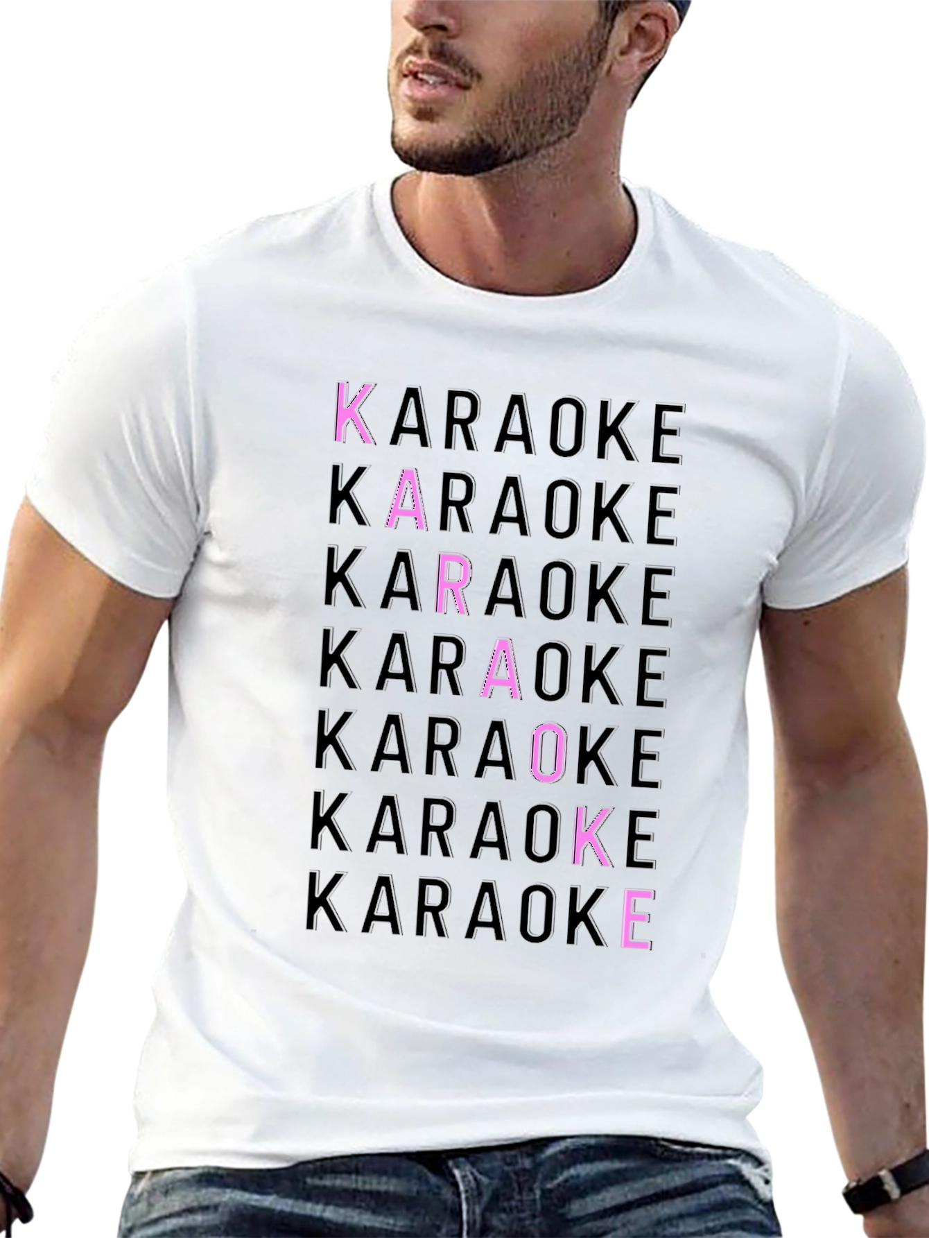 Karaoke Graphic Print Tee