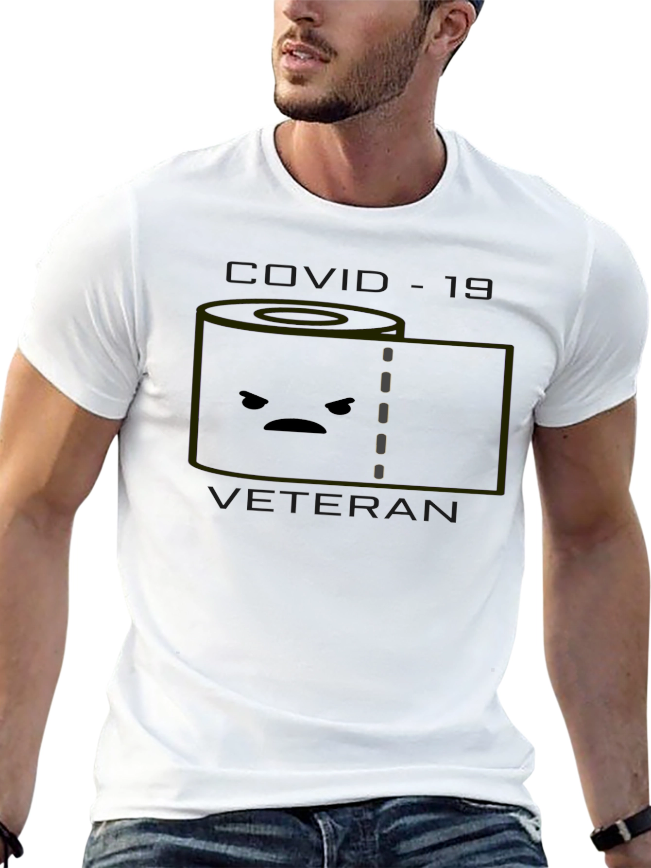 COVID-19 Veteran Toilet Paper Graphic Tee