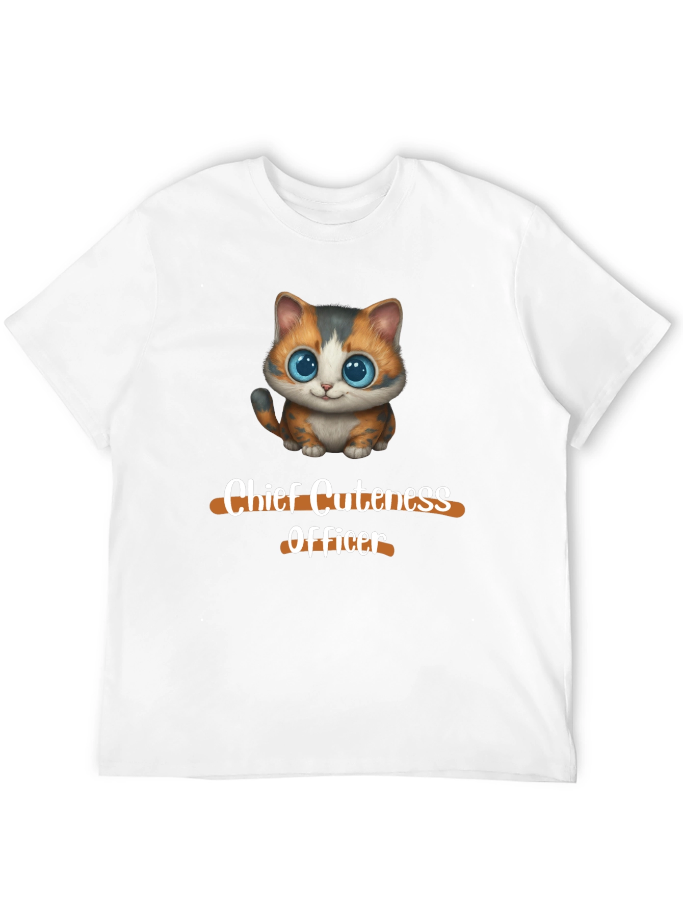 Cute Cat Chief Cuteness Officer T-Shirt
