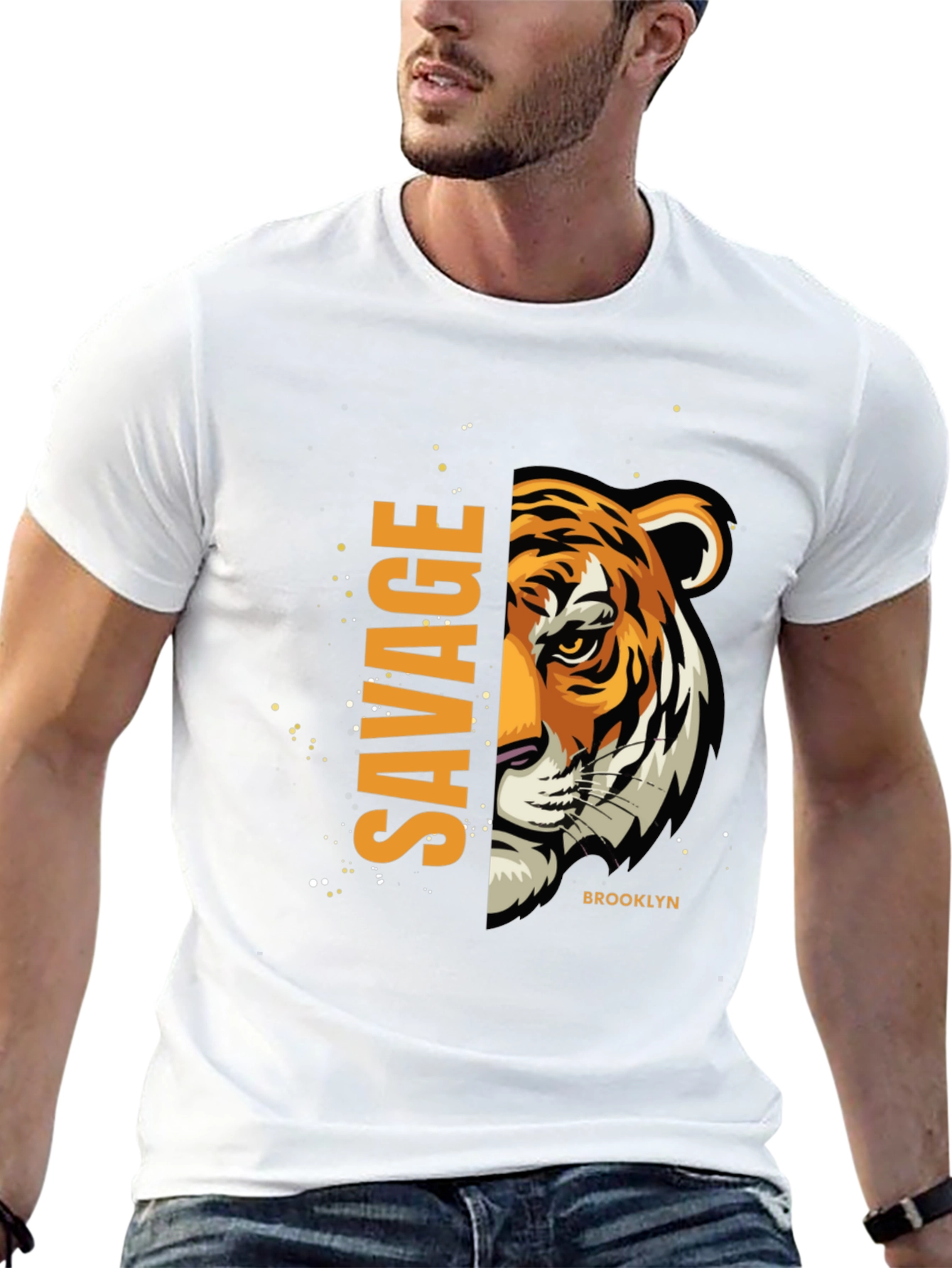 Savage Tiger Graphic Tee - Brooklyn