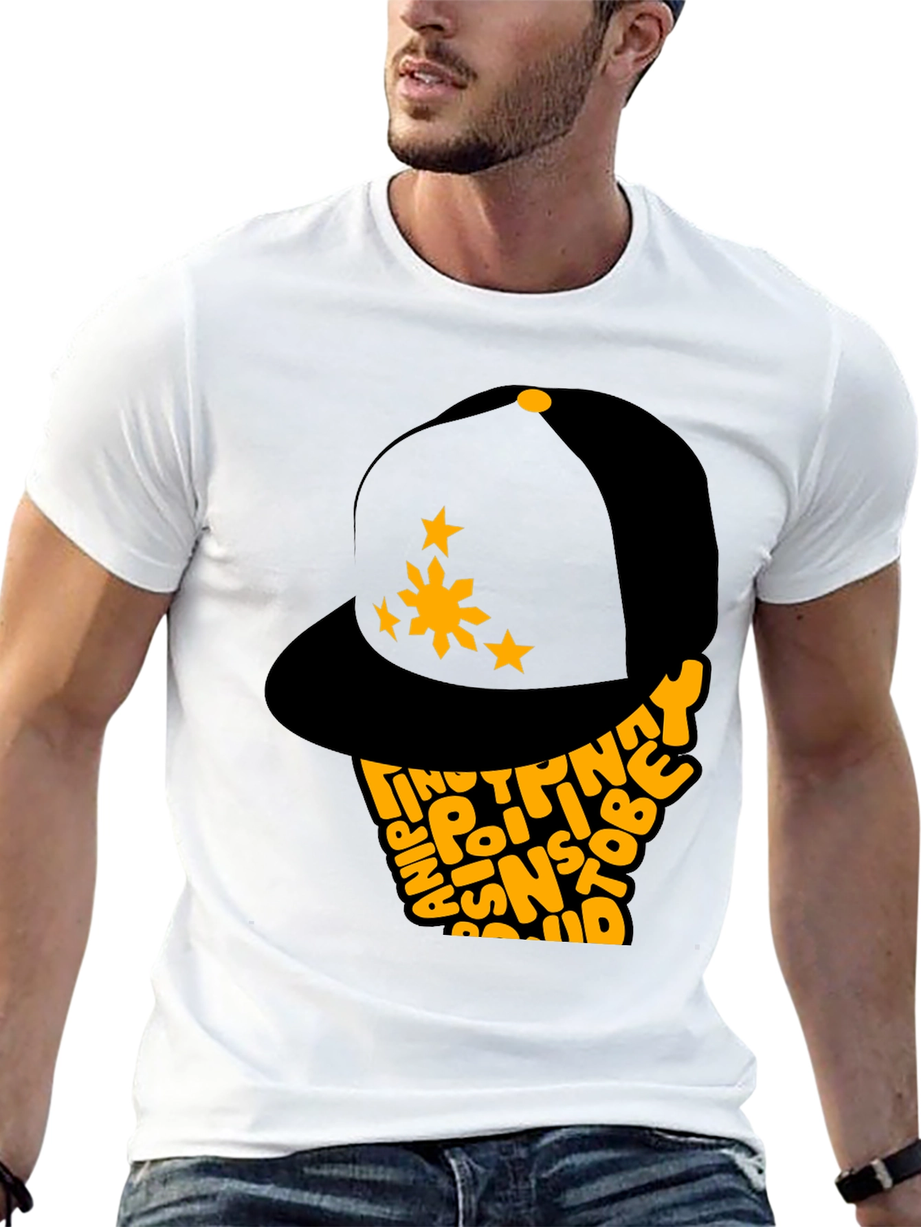 Philippines Pride T-Shirt: Filipino Star Hat Design