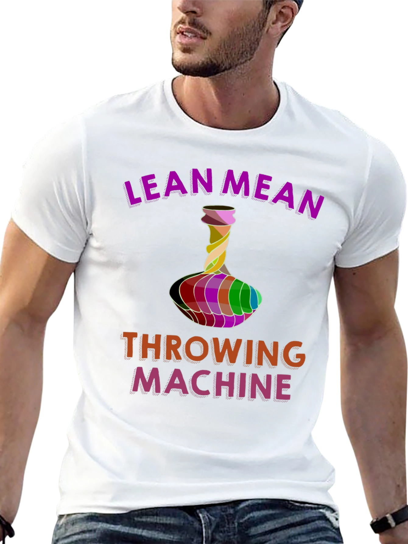 Lean Mean Throwing Machine Graphic T-Shirt