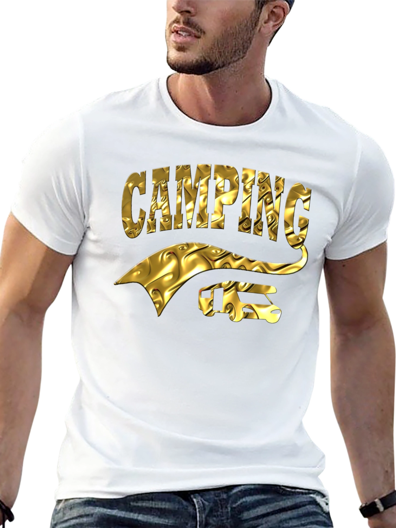 Camping RV Graphic T-Shirt