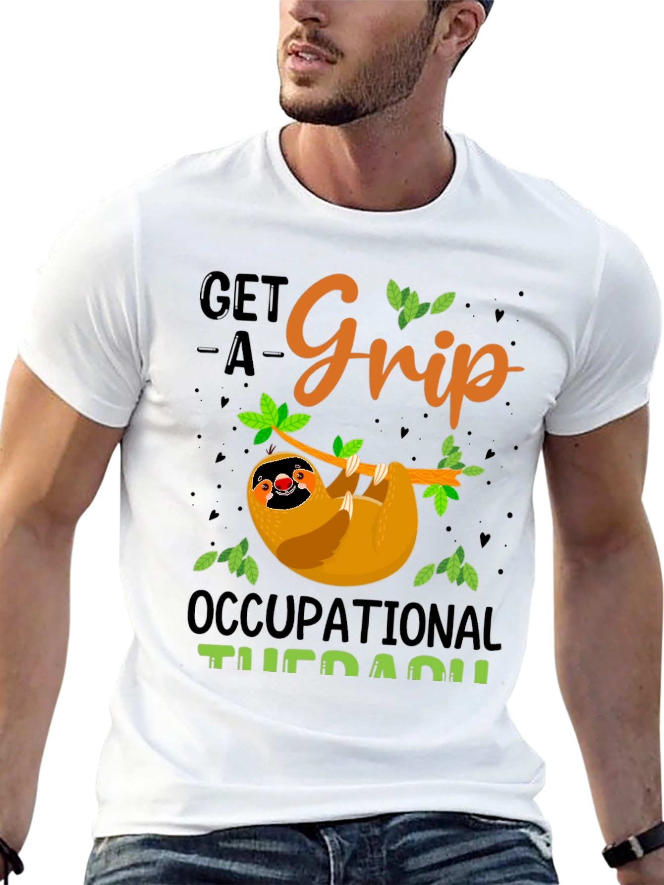Get A Grip Occupational Therapy Sloth T-Shirt