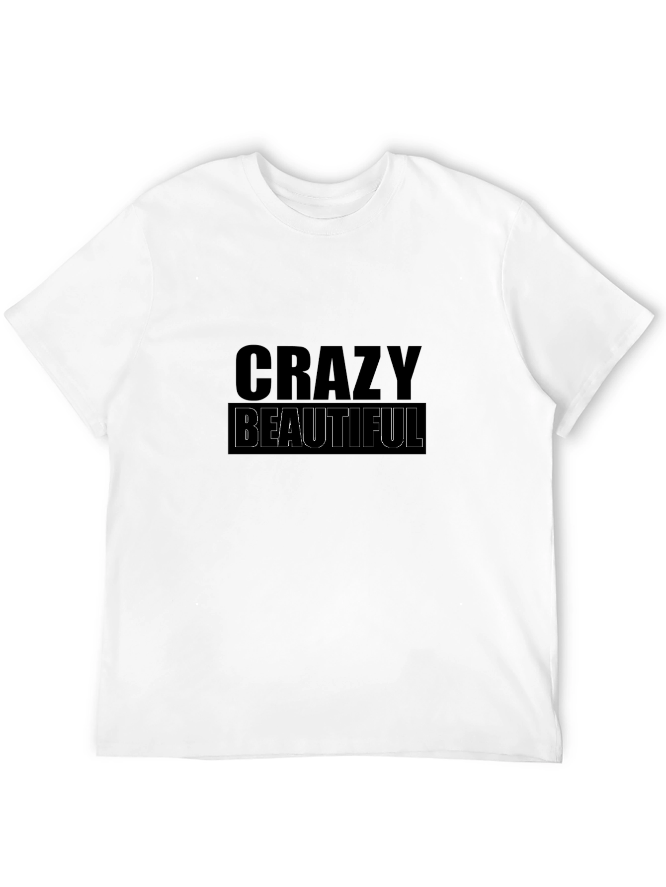 Crazy Beautiful Graphic Tee - Black