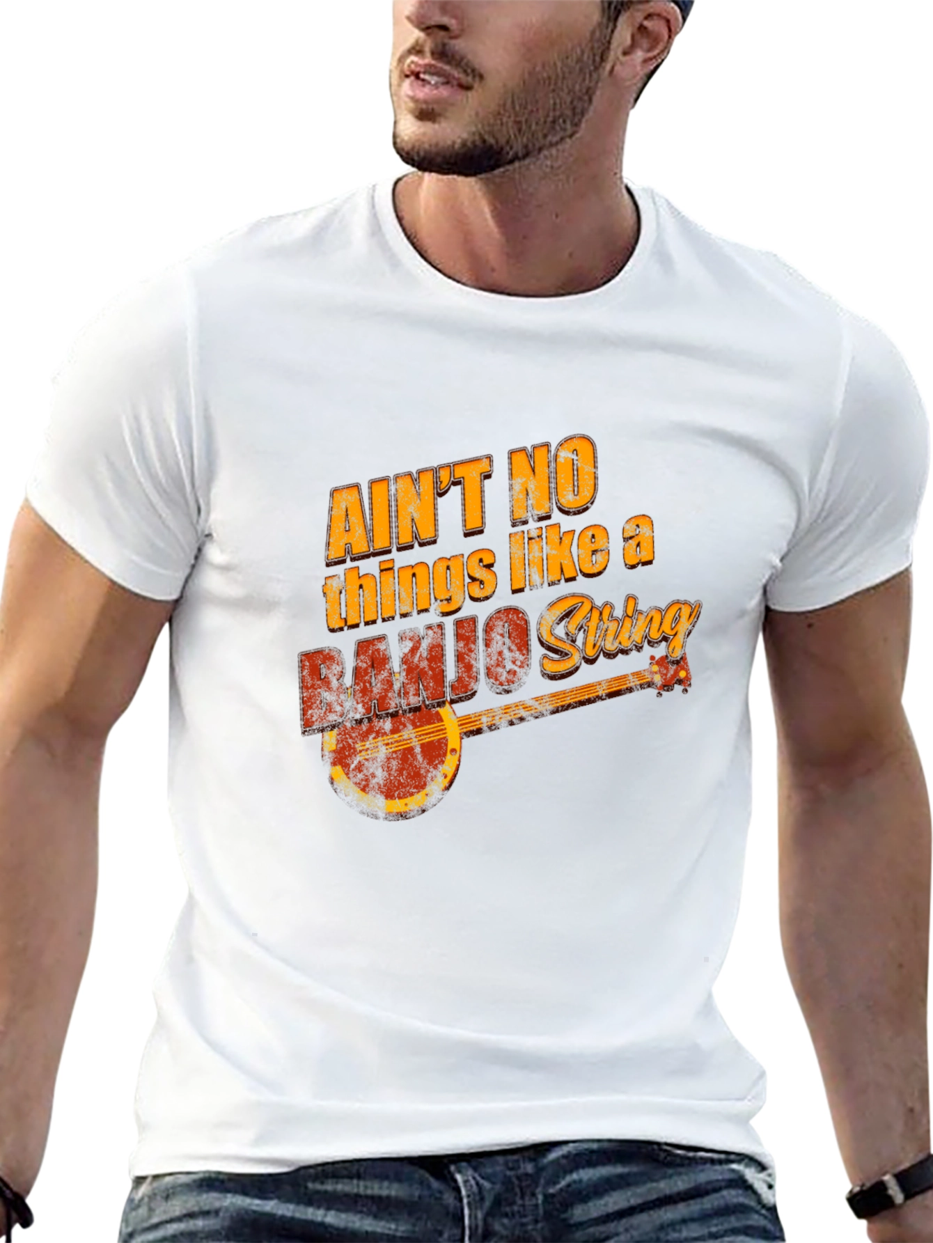 Aint No Things Like A Banjo String Graphic T-Shirt
