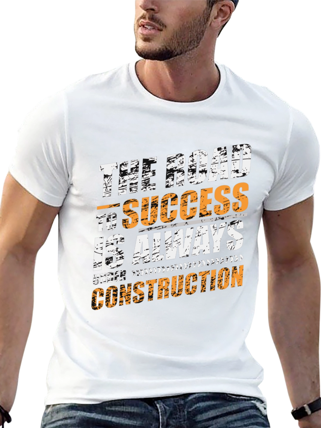 Road to Success Graphic Tee - Always Under Construction