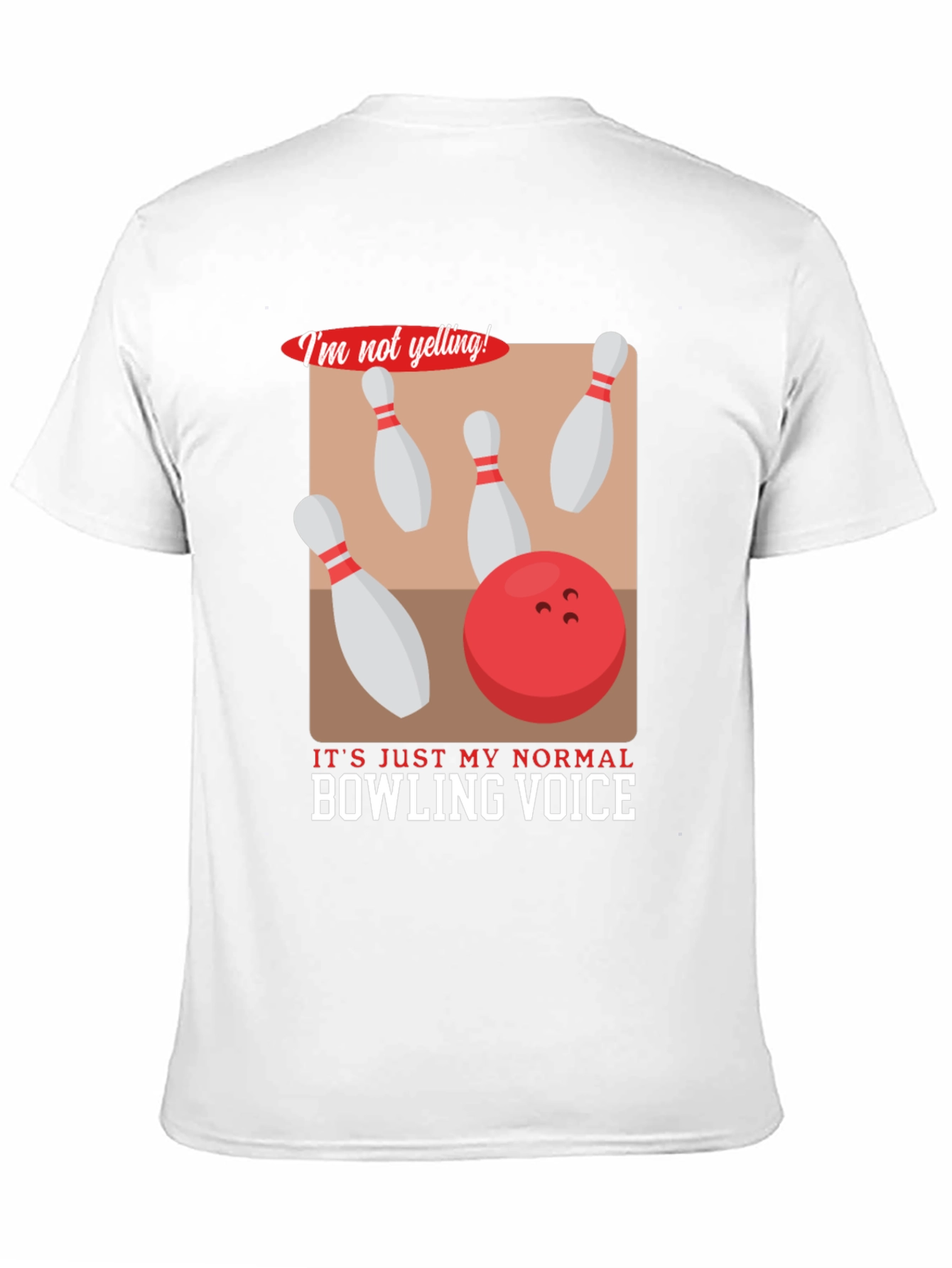 Bowling Voice T-Shirt Funny Bowling Gift