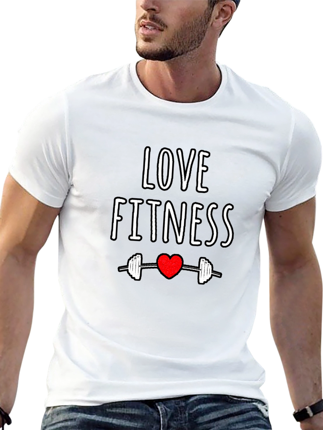 Love Fitness Graphic T-Shirt - Workout Tee