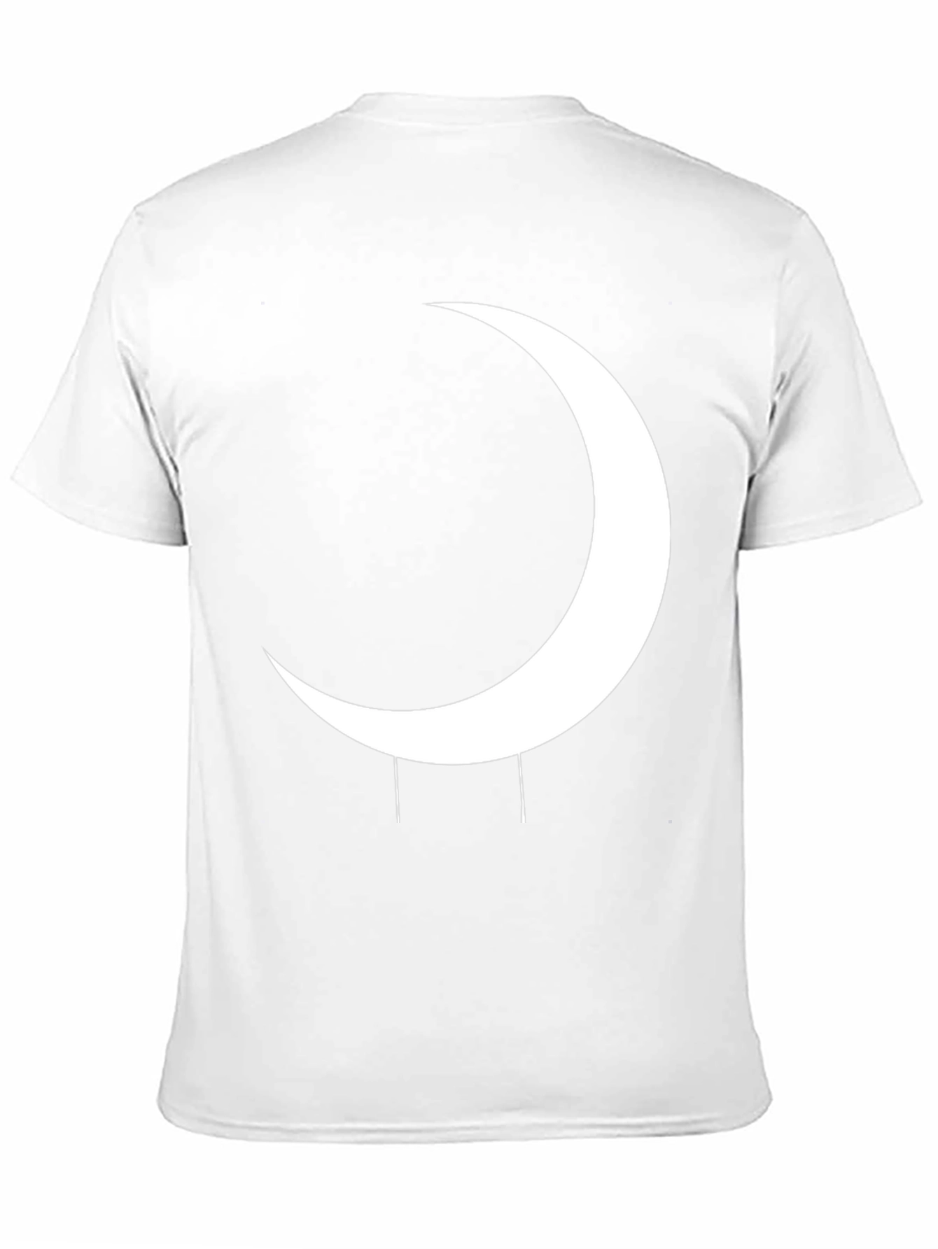 Crescent Moon Graphic Black T-Shirt