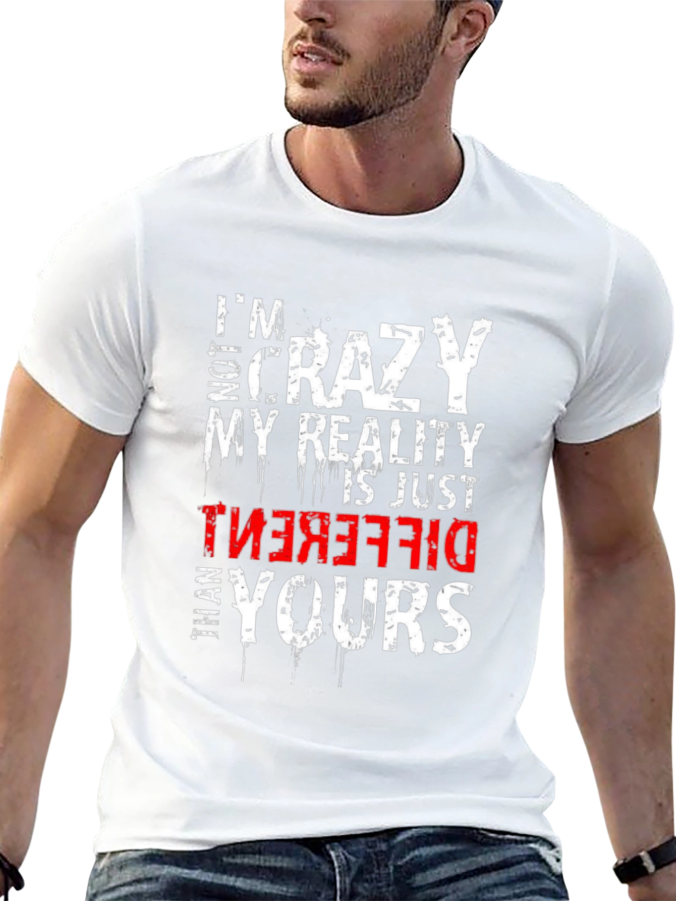 Im Not Crazy Graphic T-Shirt - Black