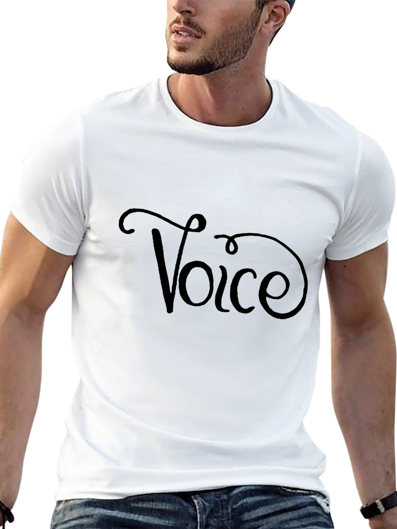 Voice Graphic Tee - Stylish Unisex T-Shirt