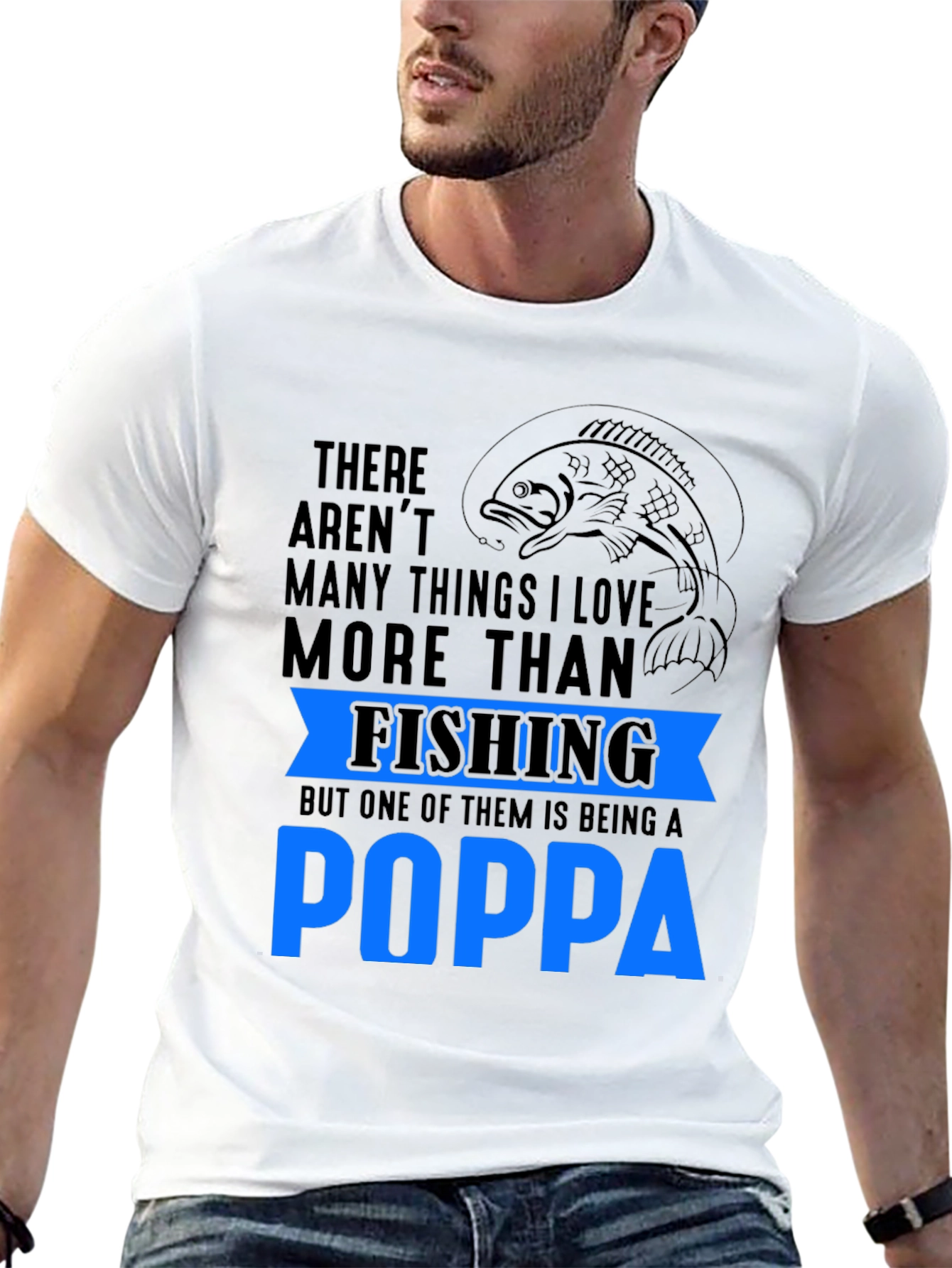 Fishing Poppa Graphic T-Shirt