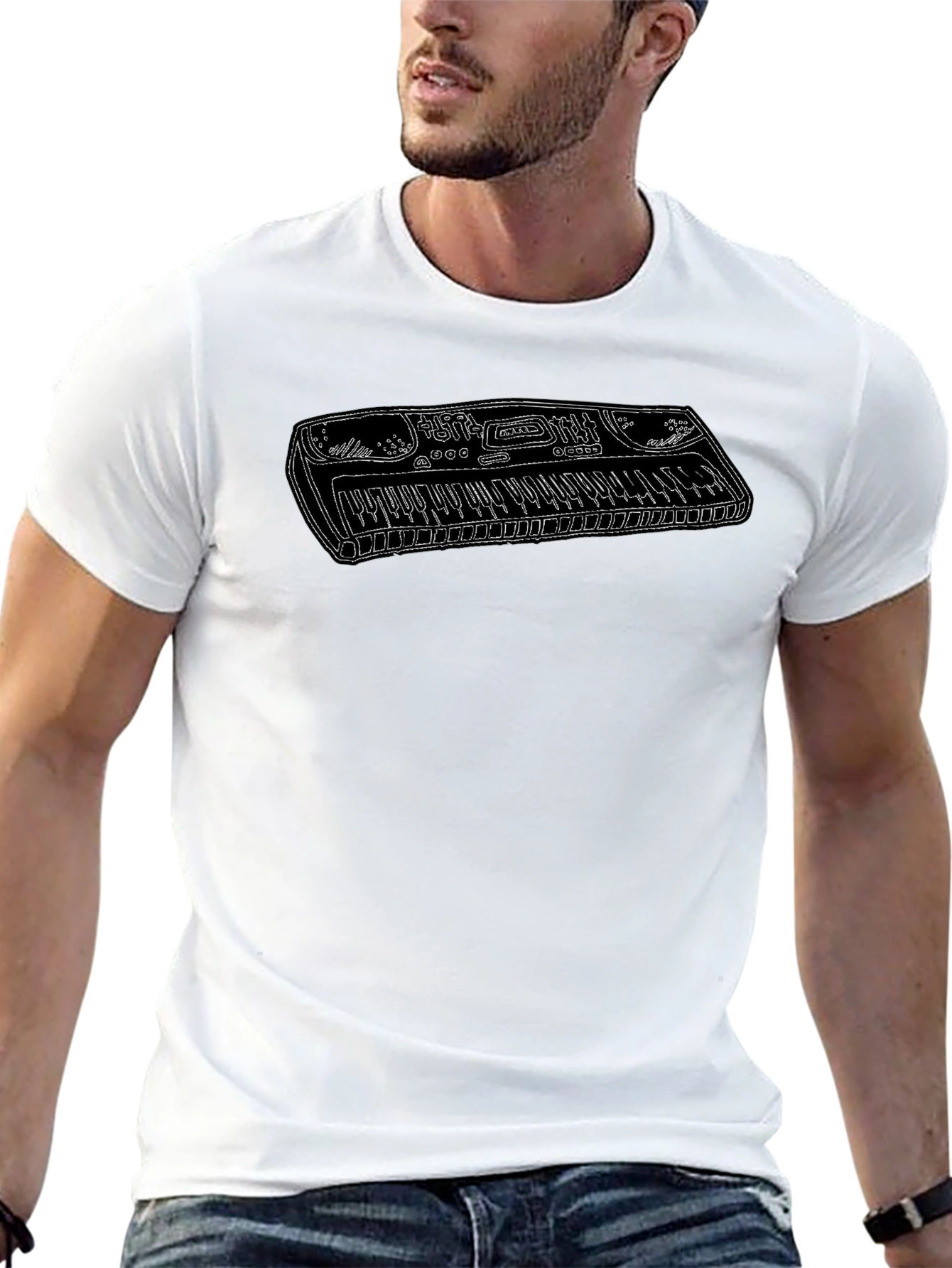 Electronic Keyboard Music T-Shirt