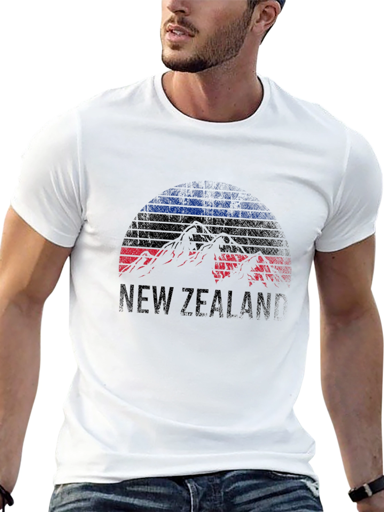 New Zealand Mountains Graphic Tee