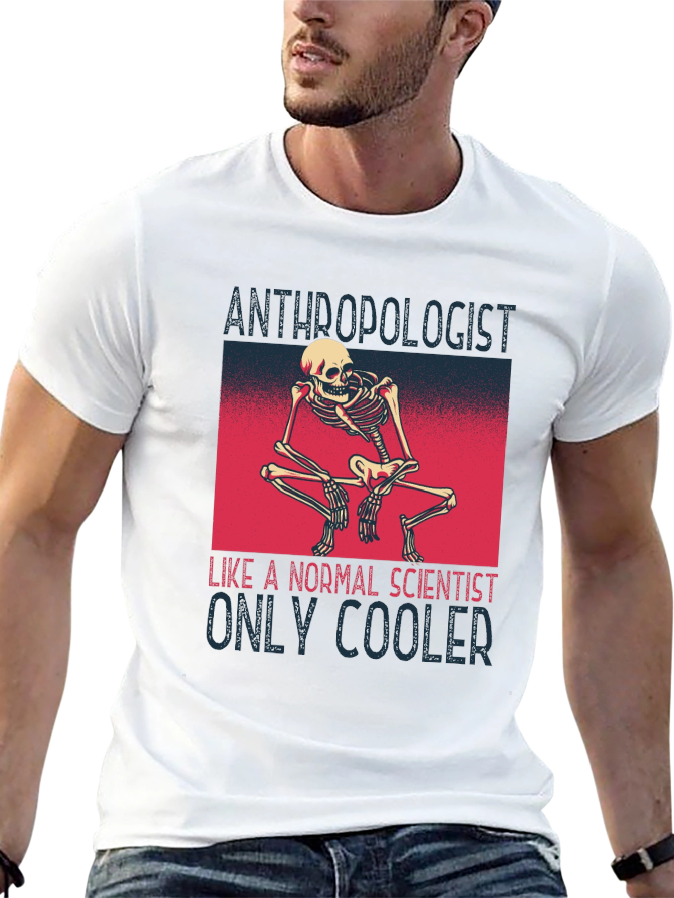 Anthropologist Skeleton T-Shirt - Cool Science Apparel