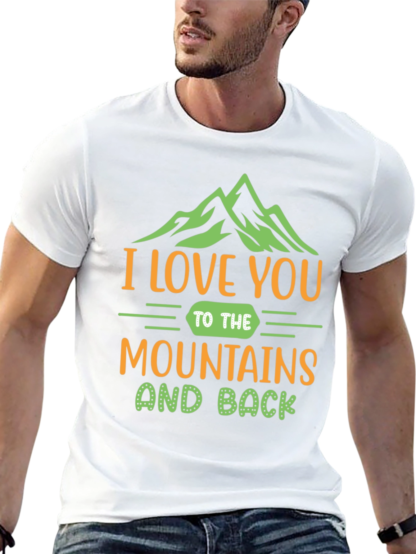 Mountains Graphic Print Tee