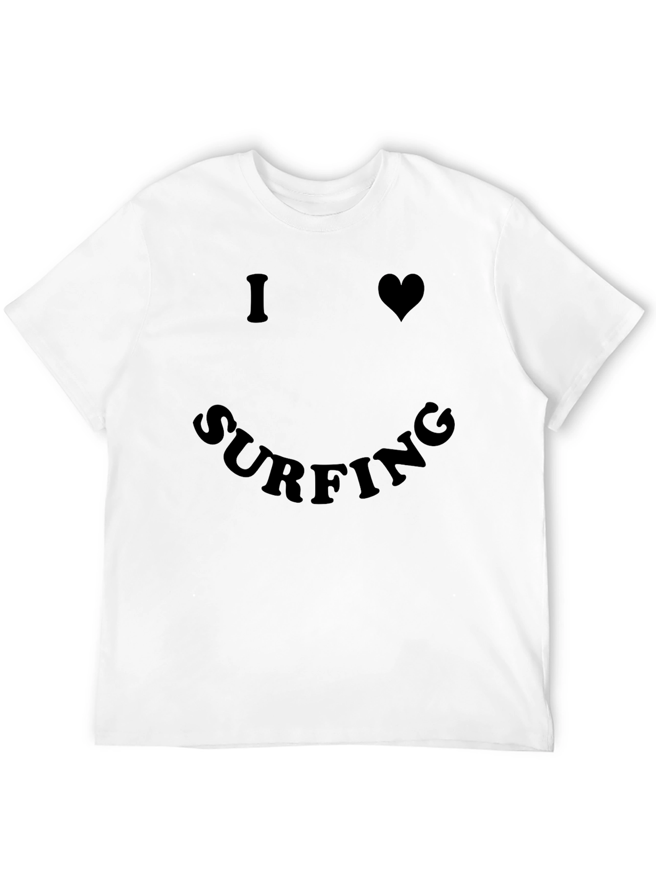 I Love Surfing Graphic Tee