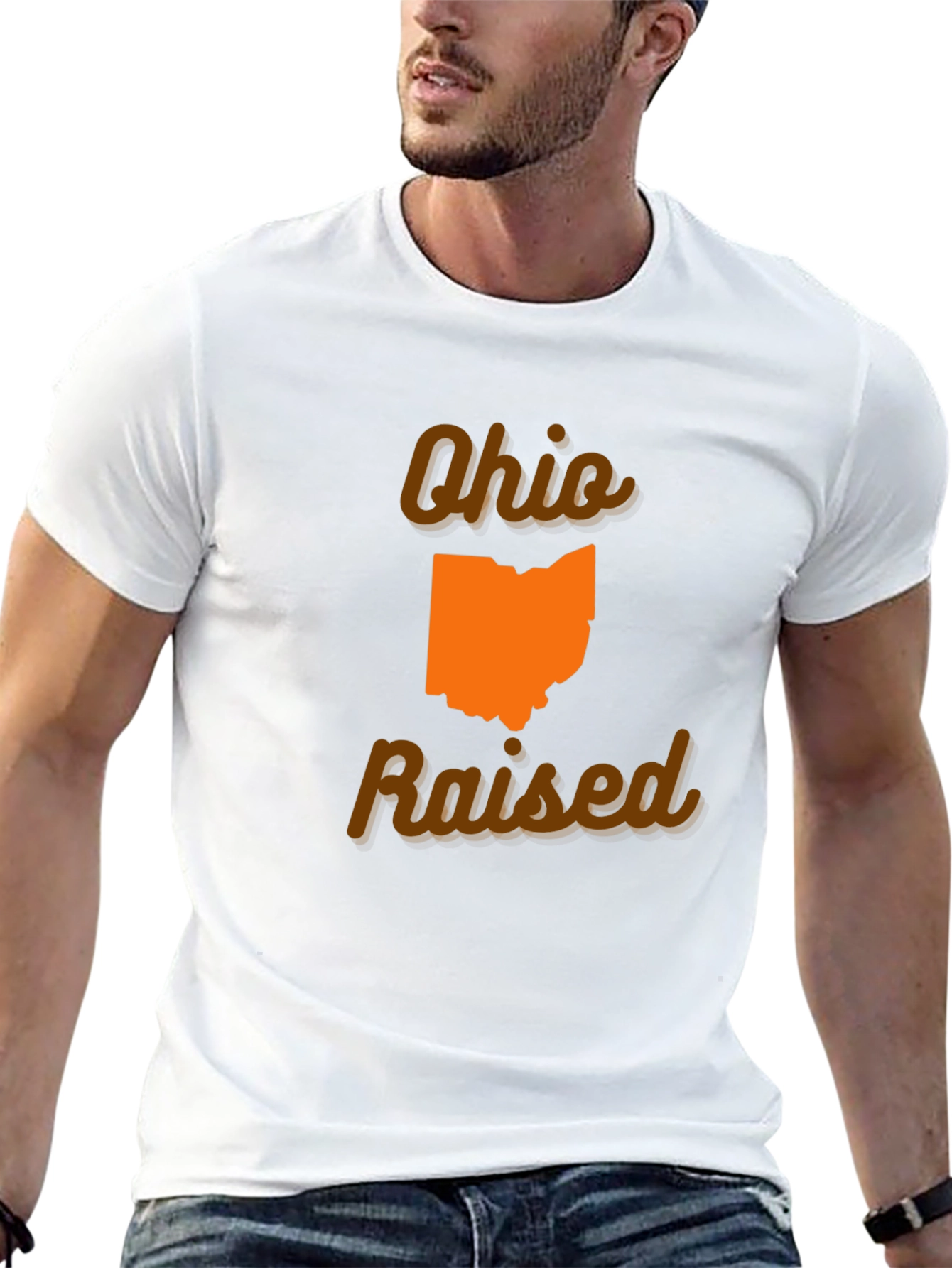Ohio Raised Graphic Tee - State Pride T-Shirt