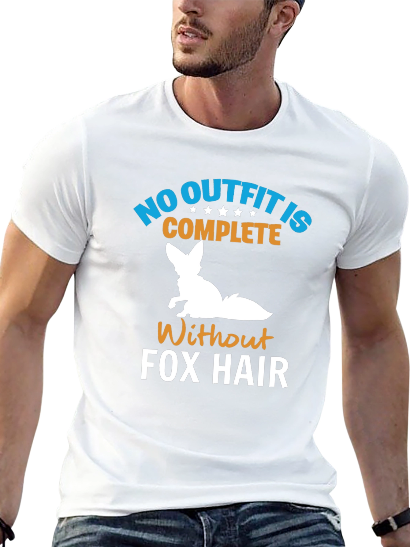 No Outfit Complete Fox Hair T-Shirt