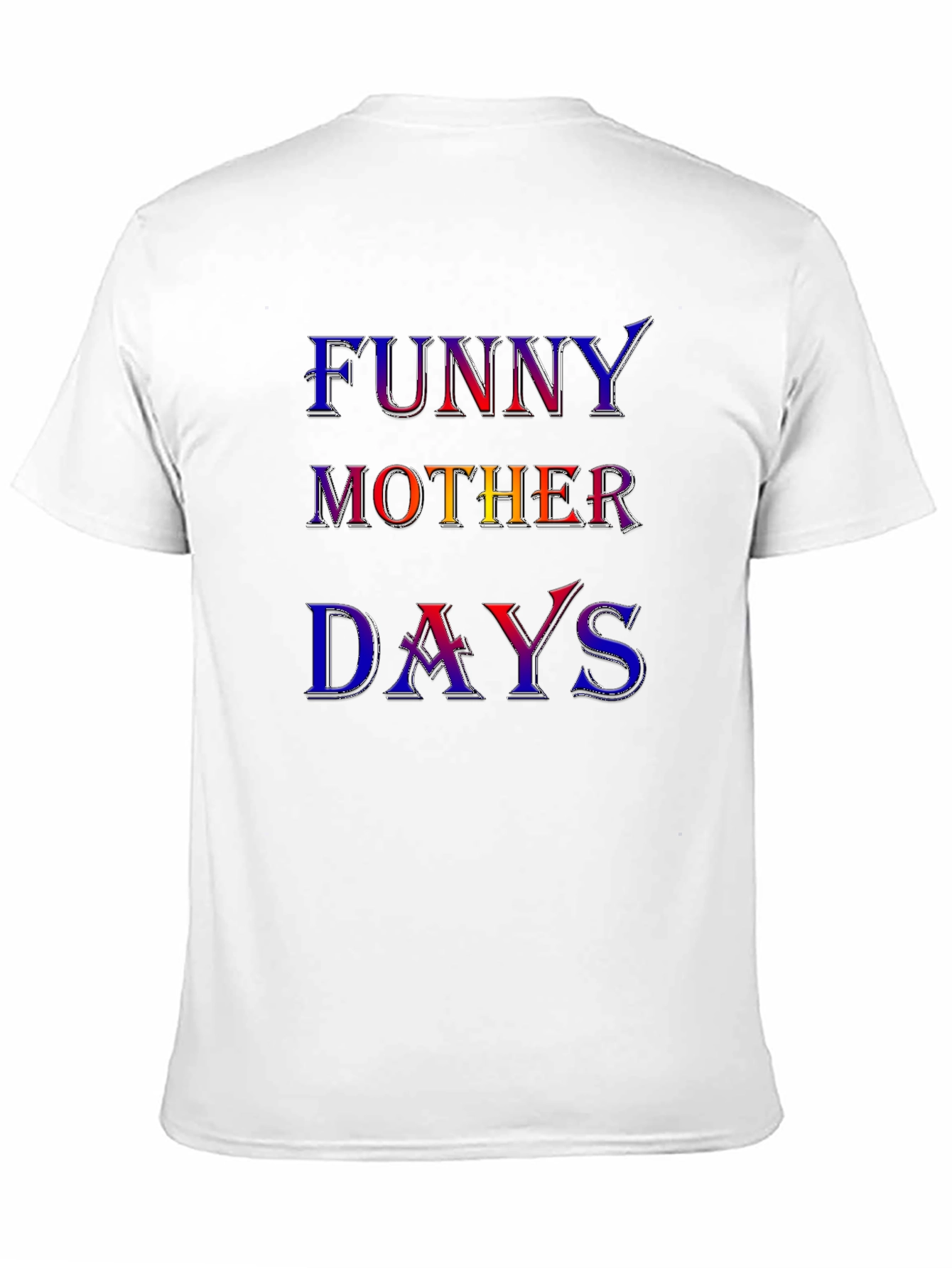Funny Mother Days Graphic Tee - Black