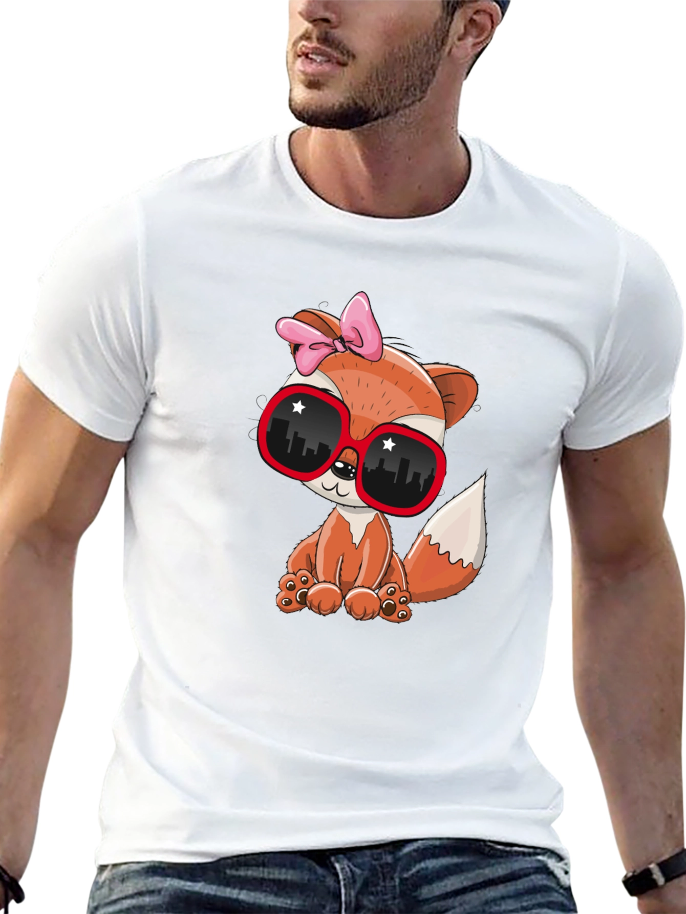 Cool Fox Graphic Tee - Unisex Fashion Shirt
