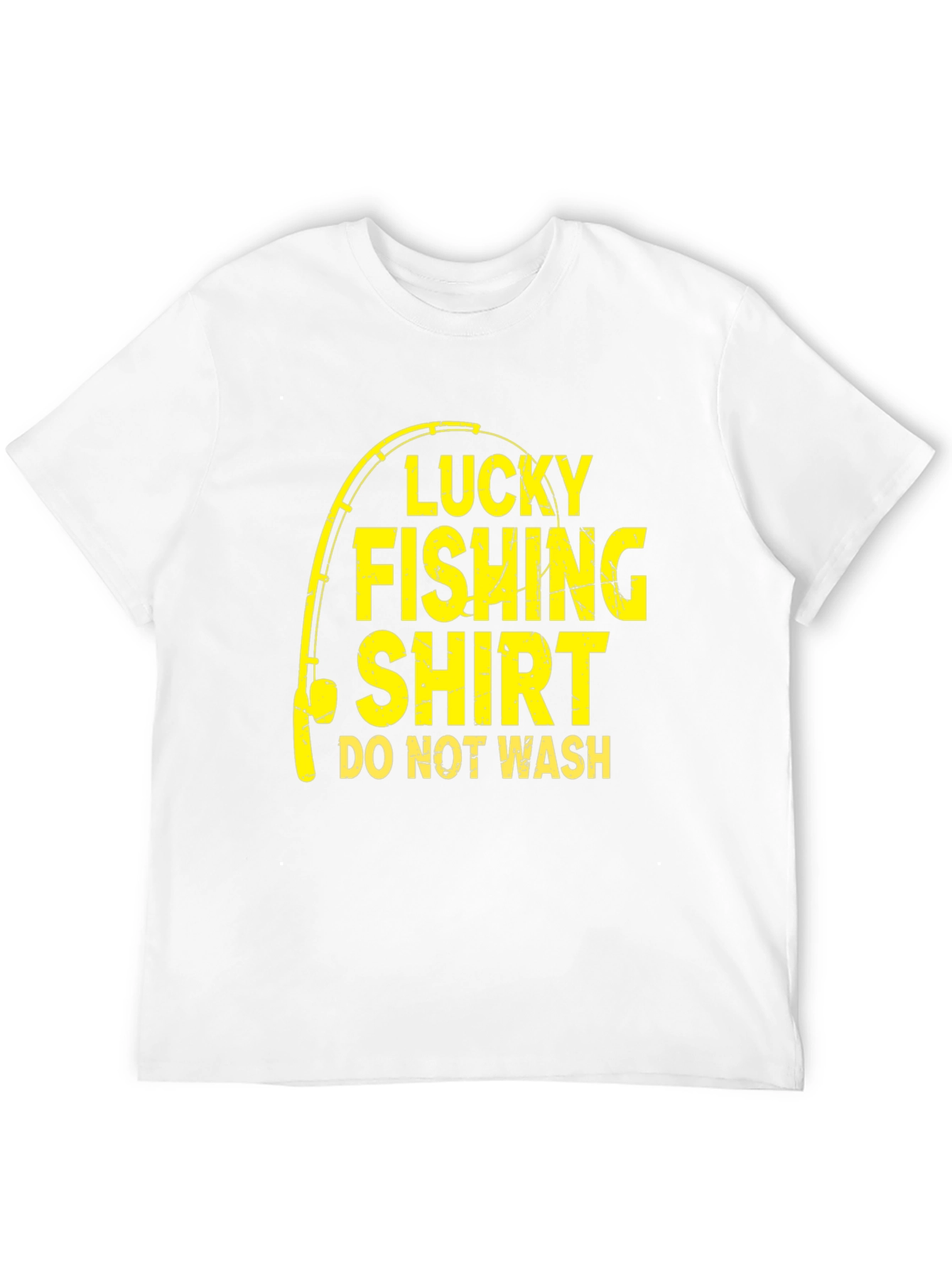 Lucky Fishing Shirt - Novelty Graphic Tee