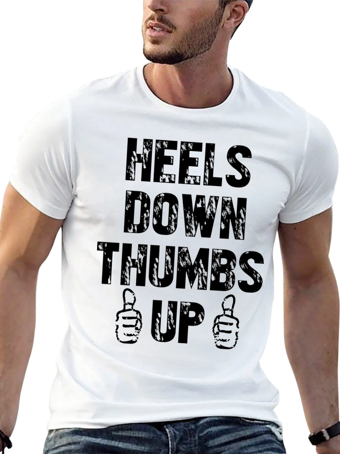 Heels Down Thumbs Up Equestrian T-Shirt